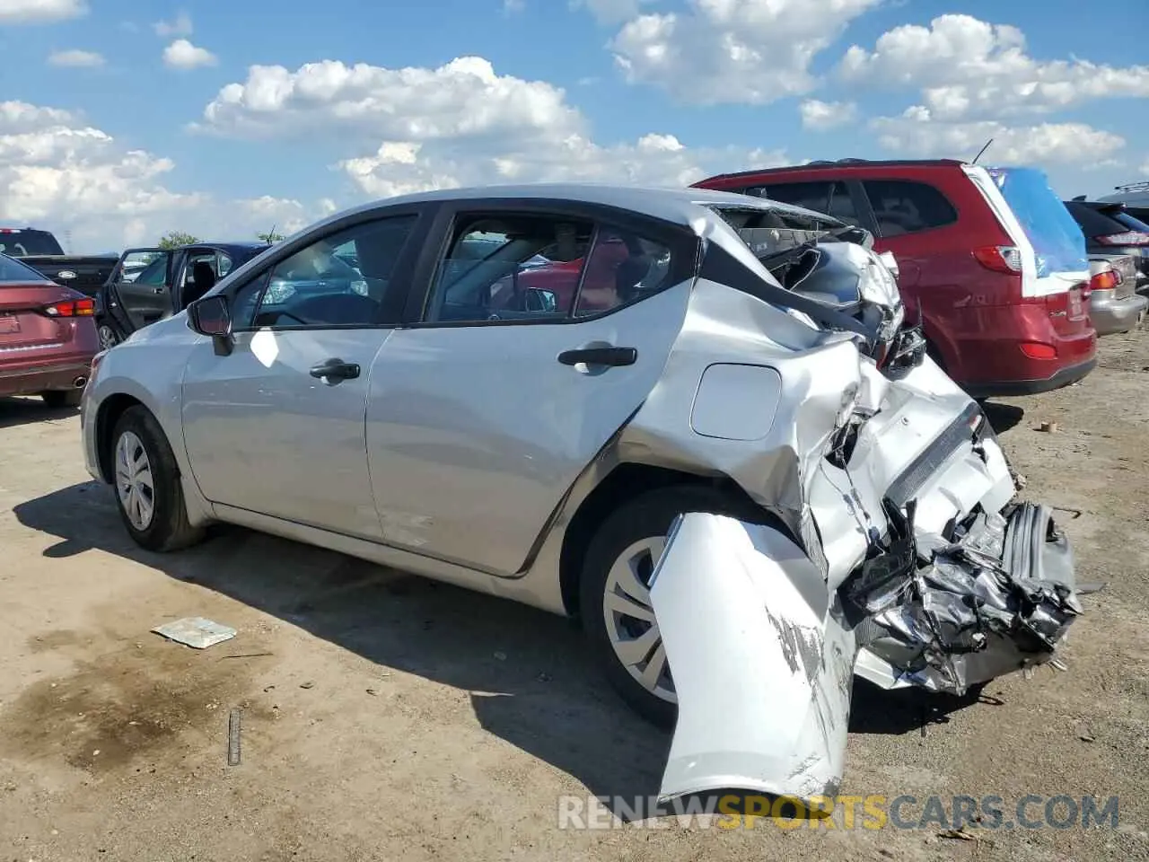 2 Photograph of a damaged car 3N1CN8DV3RL897613 NISSAN VERSA 2024
