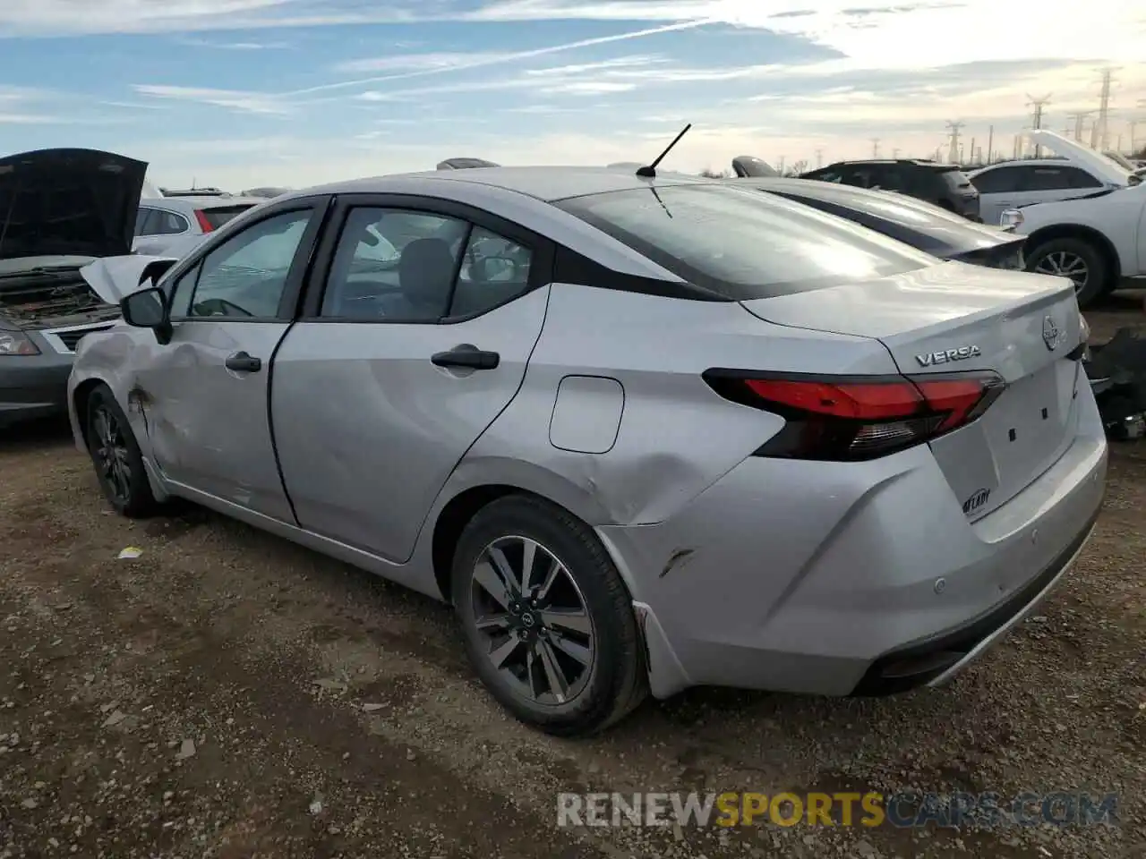 2 Photograph of a damaged car 3N1CN8DV3RL915639 NISSAN VERSA 2024