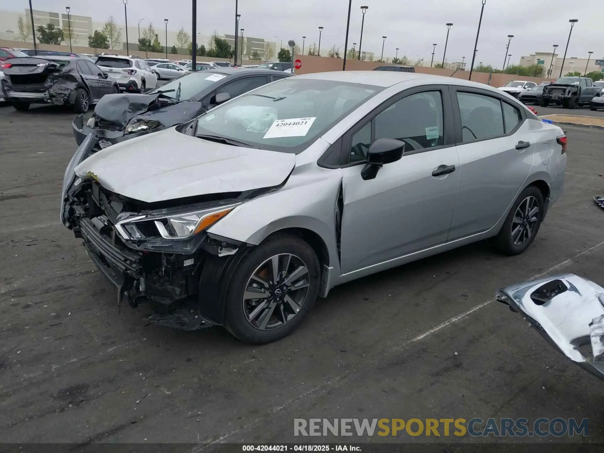2 Photograph of a damaged car 3N1CN8DV4RL865799 NISSAN VERSA 2024