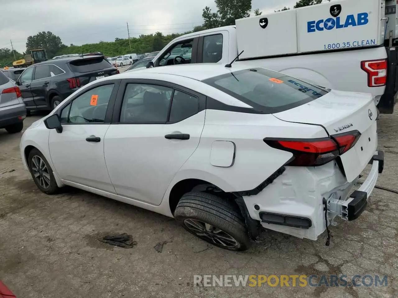 2 Photograph of a damaged car 3N1CN8DV4RL874244 NISSAN VERSA 2024