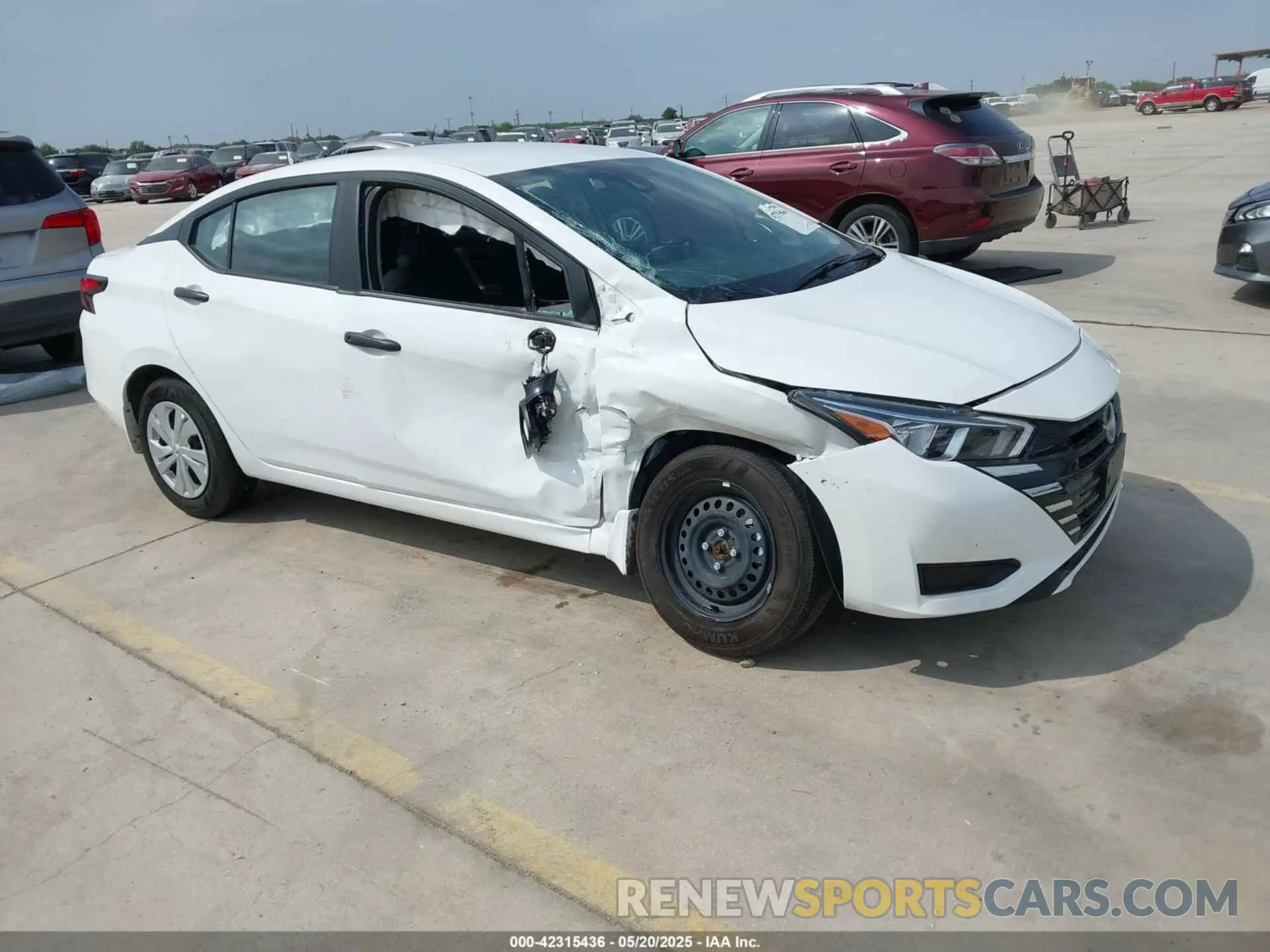 1 Photograph of a damaged car 3N1CN8DV4RL914225 NISSAN VERSA 2024