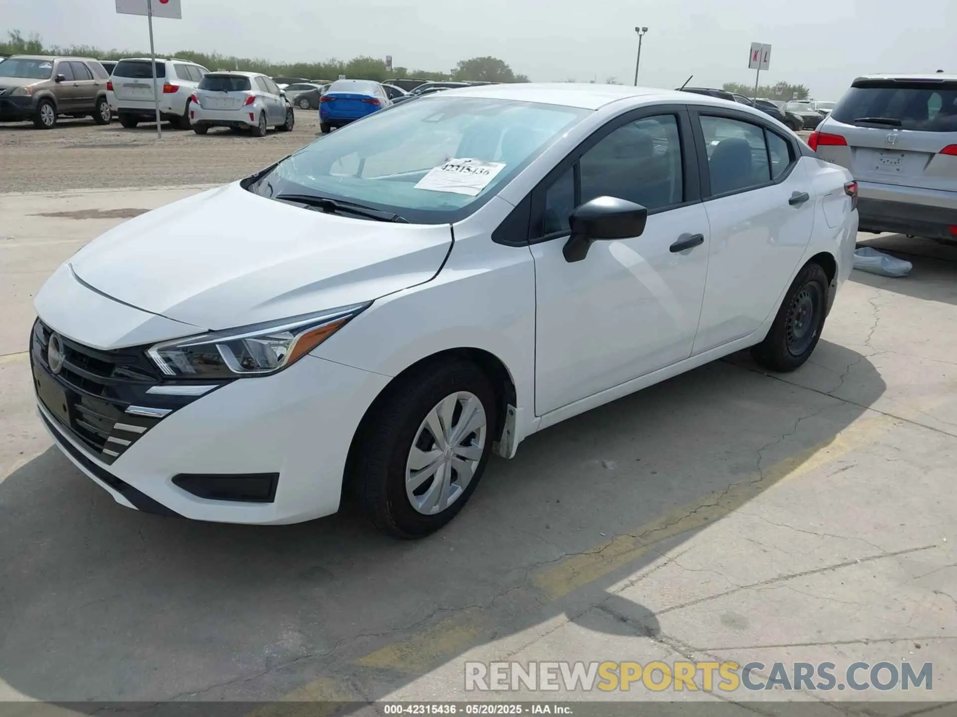 2 Photograph of a damaged car 3N1CN8DV4RL914225 NISSAN VERSA 2024