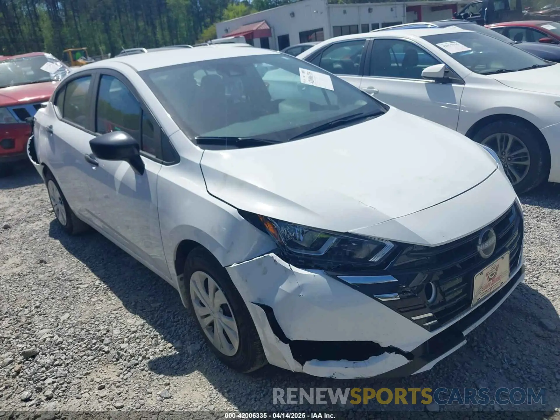 1 Photograph of a damaged car 3N1CN8DV4RL928738 NISSAN VERSA 2024