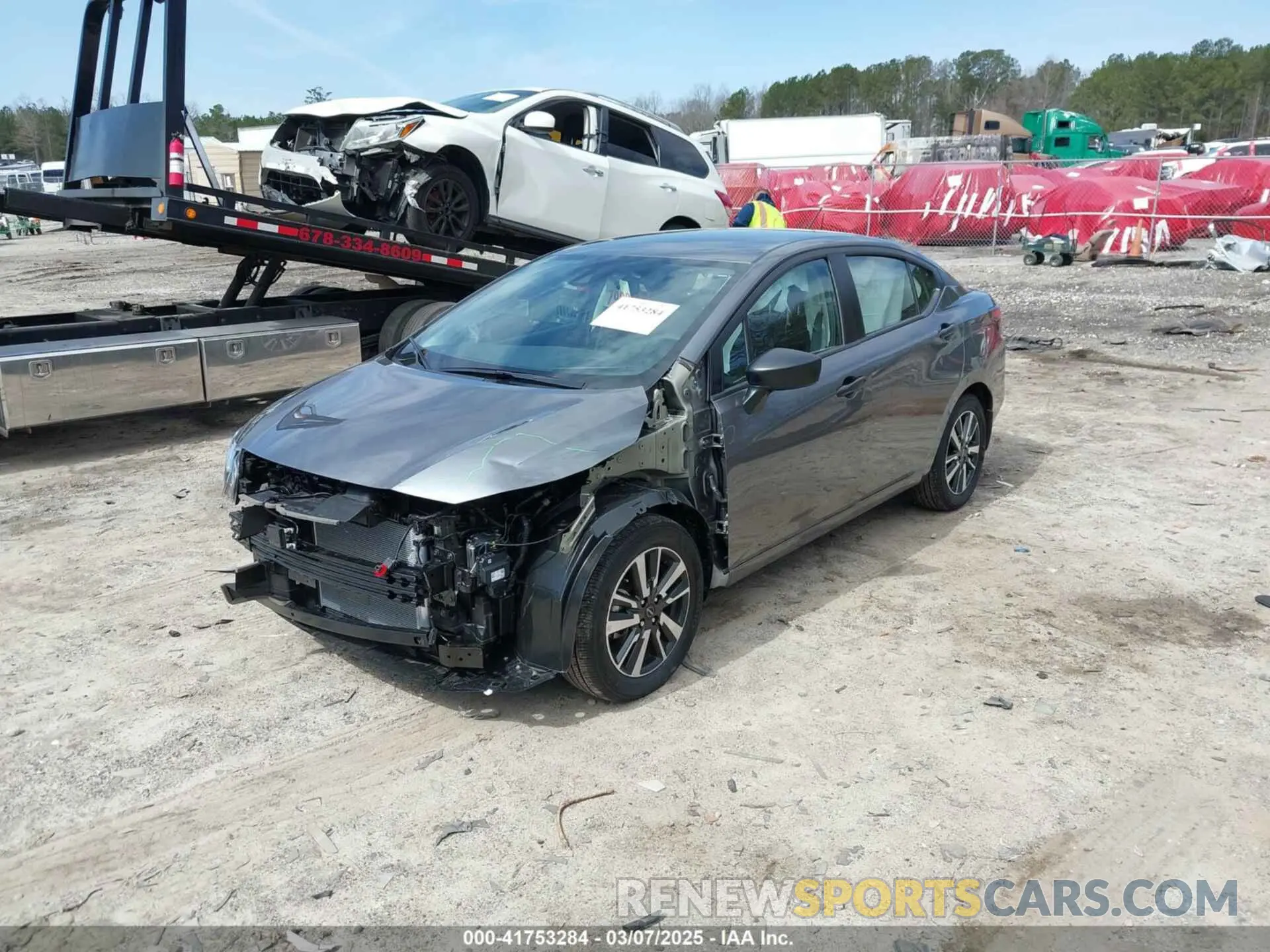 2 Photograph of a damaged car 3N1CN8DV4RL930134 NISSAN VERSA 2024