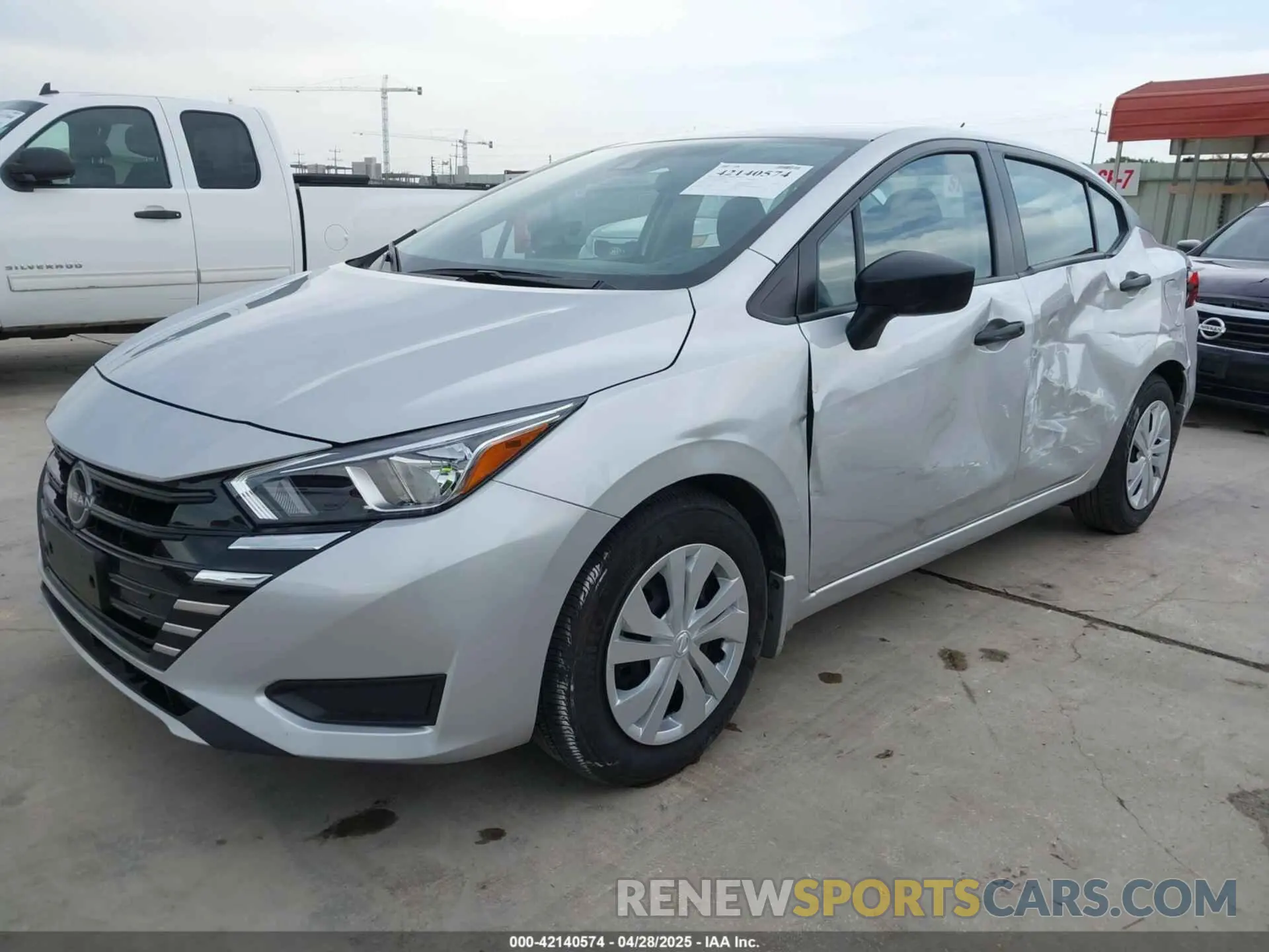 2 Photograph of a damaged car 3N1CN8DV5RL866833 NISSAN VERSA 2024