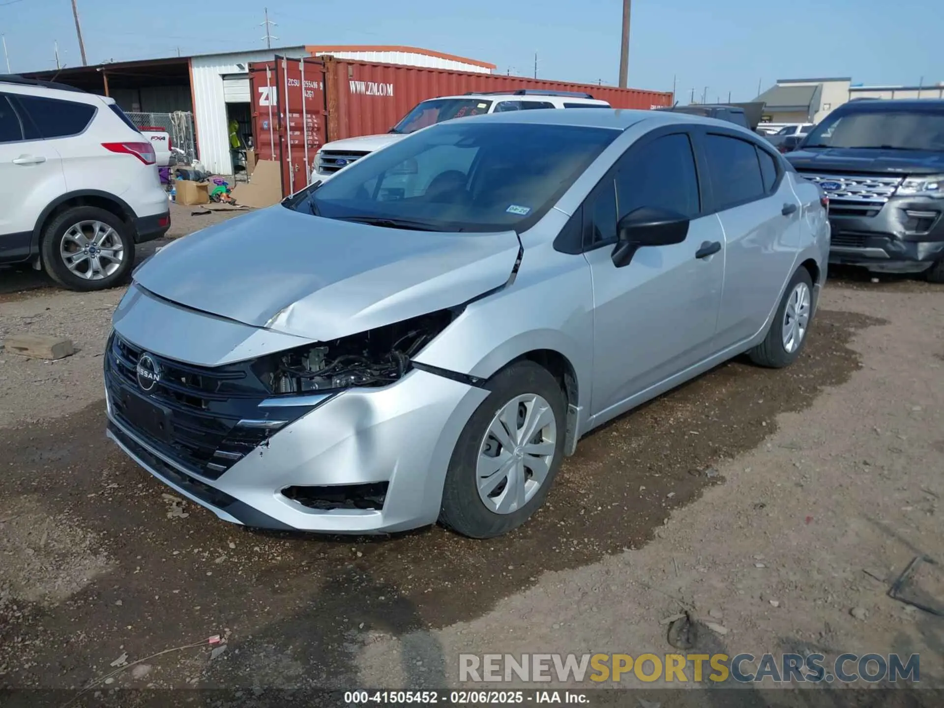 2 Photograph of a damaged car 3N1CN8DV5RL884491 NISSAN VERSA 2024