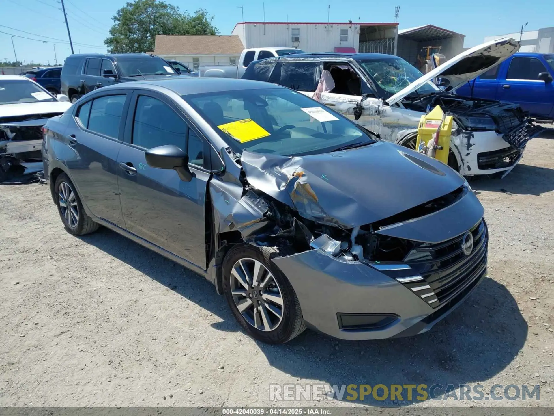 1 Photograph of a damaged car 3N1CN8DV5RL920468 NISSAN VERSA 2024