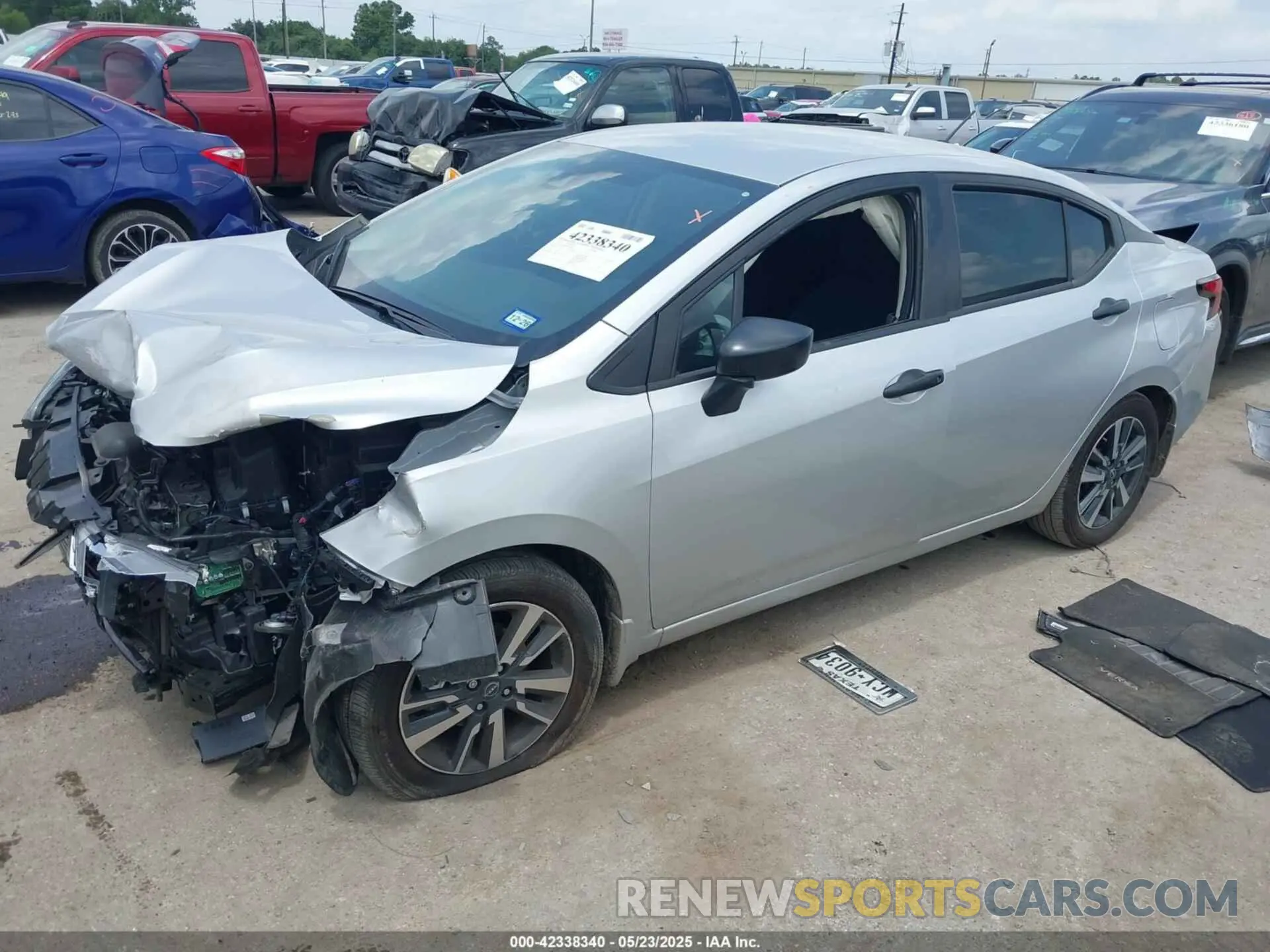 2 Photograph of a damaged car 3N1CN8DV5RL926240 NISSAN VERSA 2024