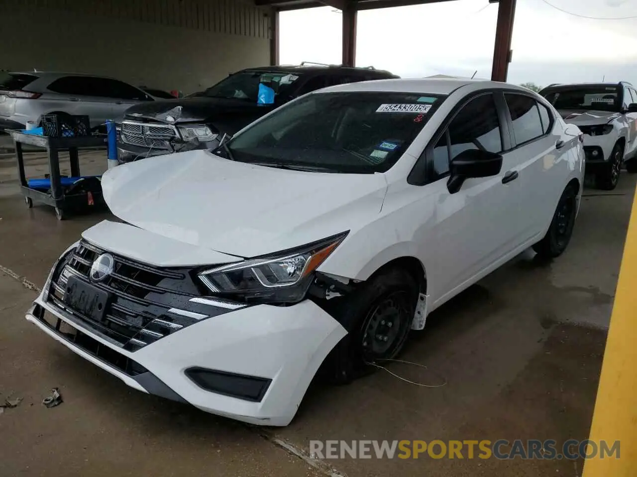 1 Photograph of a damaged car 3N1CN8DV6RL878635 NISSAN VERSA 2024