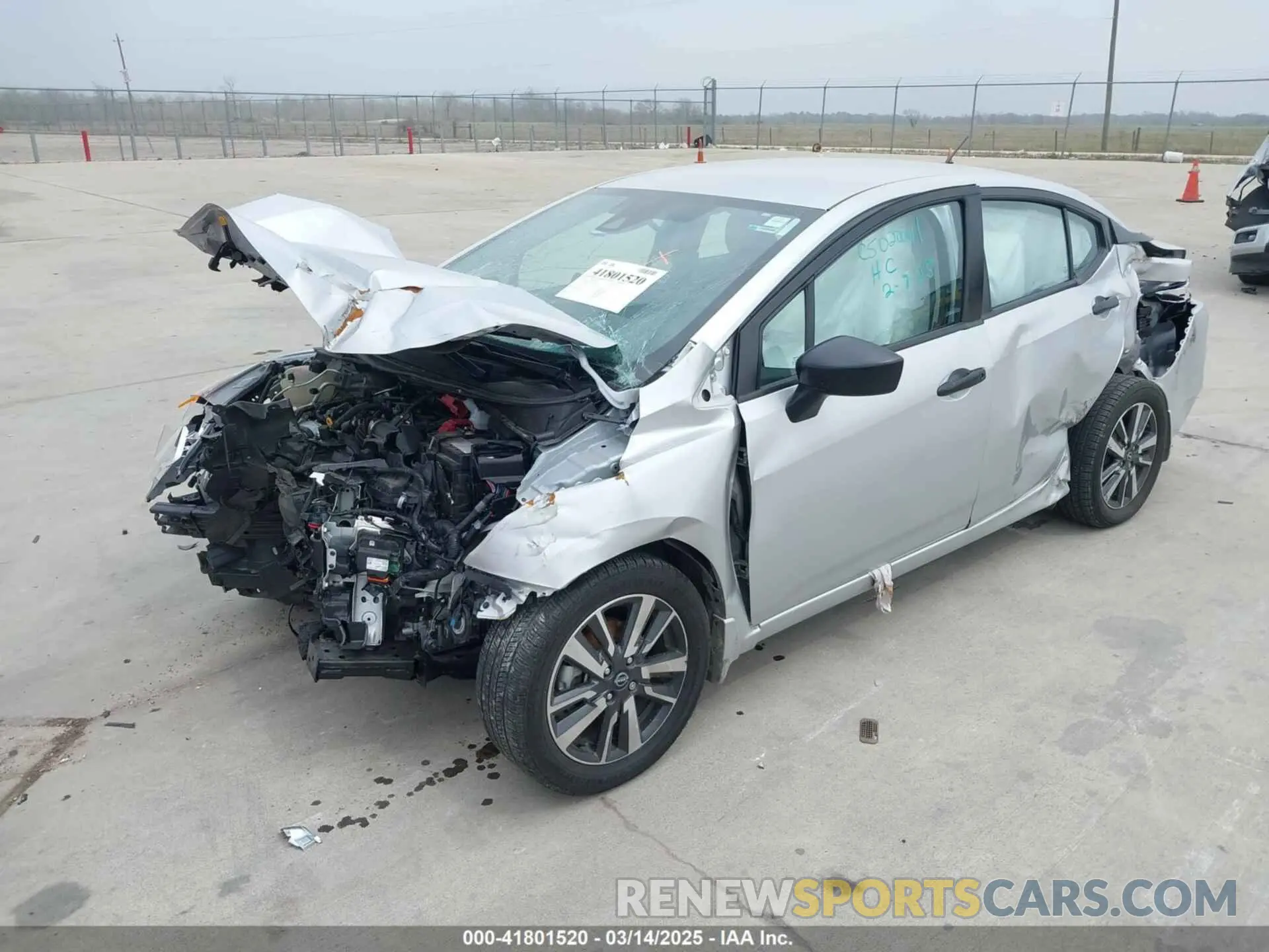 2 Photograph of a damaged car 3N1CN8DV7RL871936 NISSAN VERSA 2024