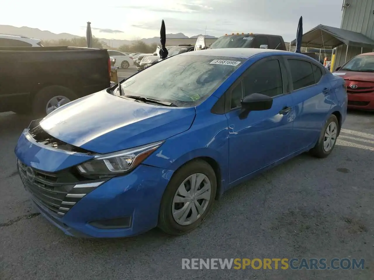 1 Photograph of a damaged car 3N1CN8DV8RL836208 NISSAN VERSA 2024