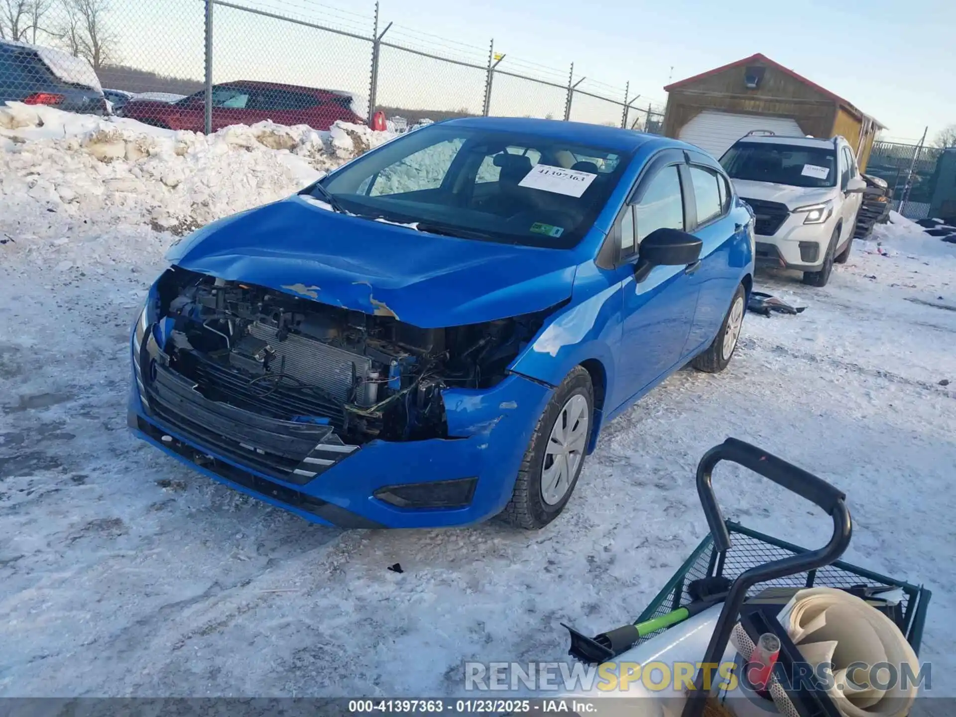 2 Photograph of a damaged car 3N1CN8DV8RL917435 NISSAN VERSA 2024