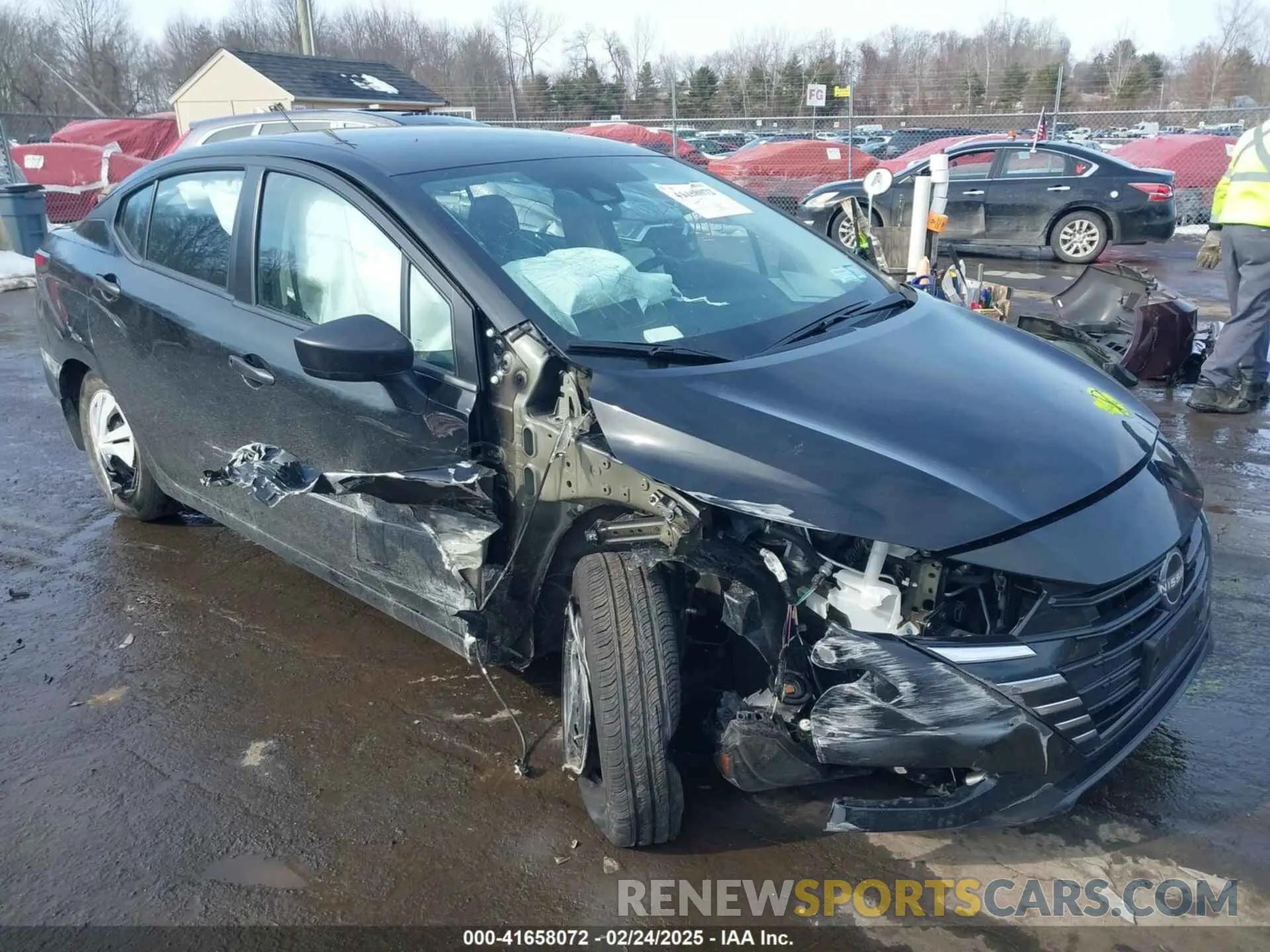 1 Photograph of a damaged car 3N1CN8DV9RL840946 NISSAN VERSA 2024