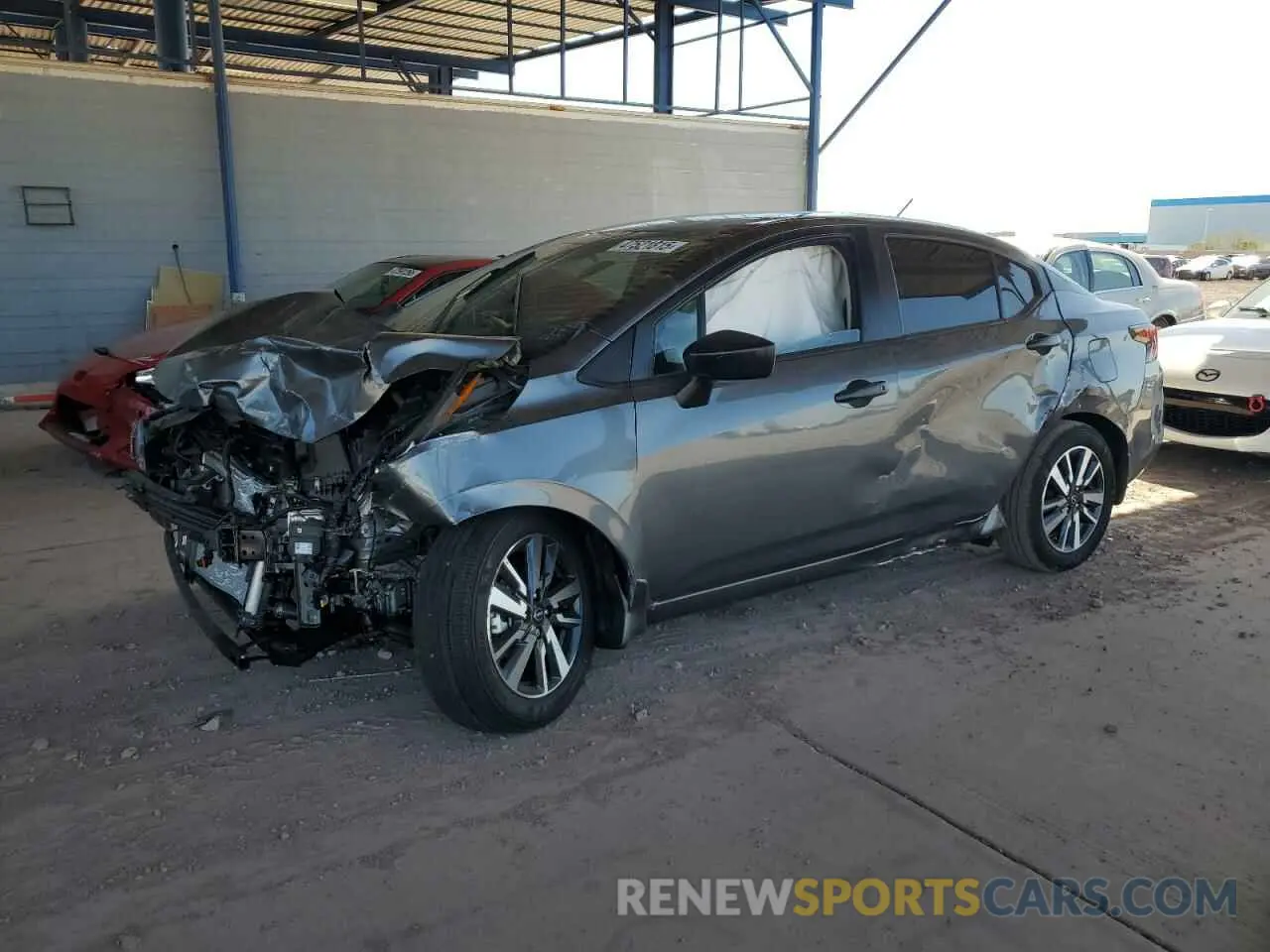 1 Photograph of a damaged car 3N1CN8DV9RL917203 NISSAN VERSA 2024