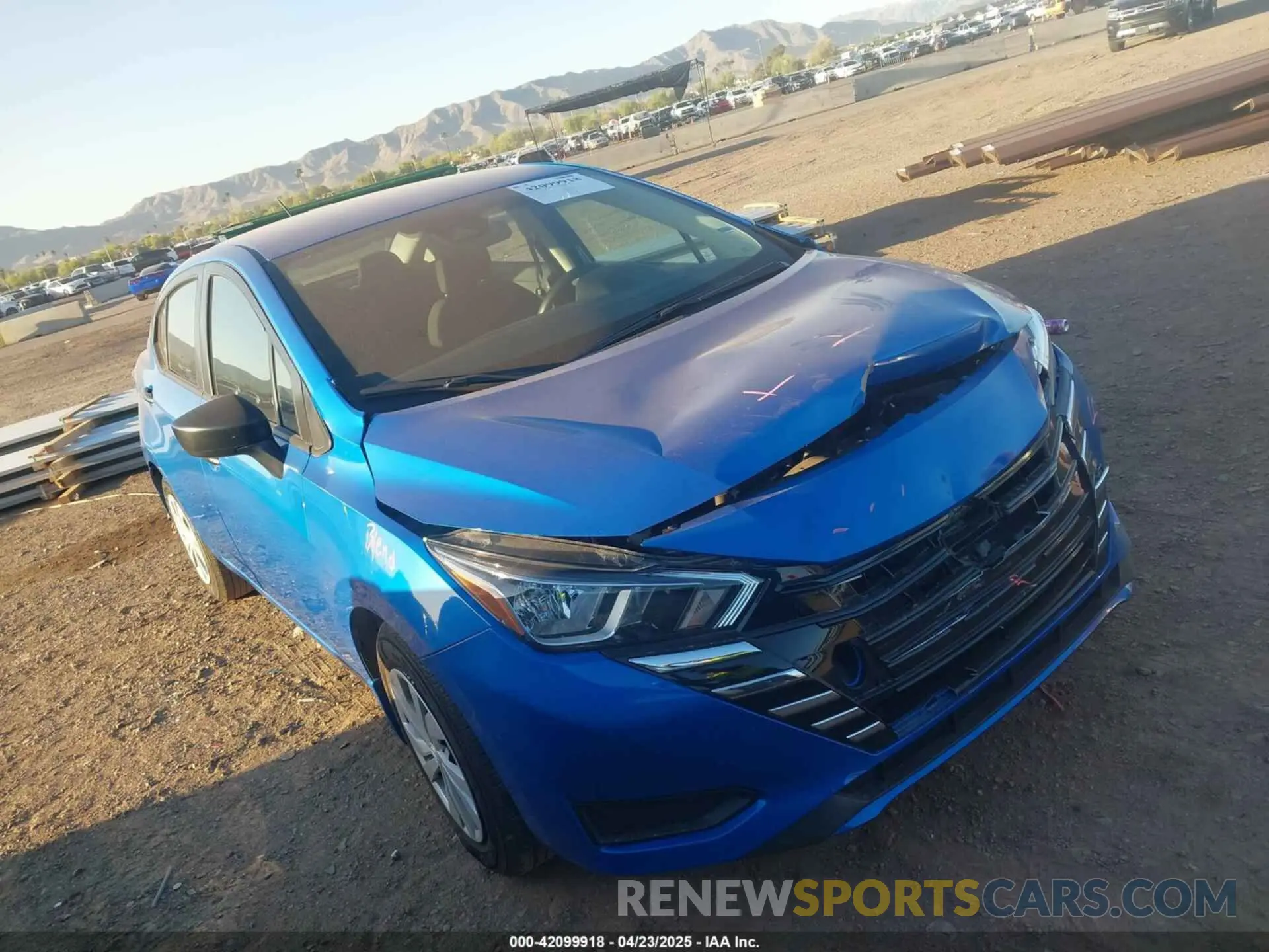 1 Photograph of a damaged car 3N1CN8DV9RL927228 NISSAN VERSA 2024