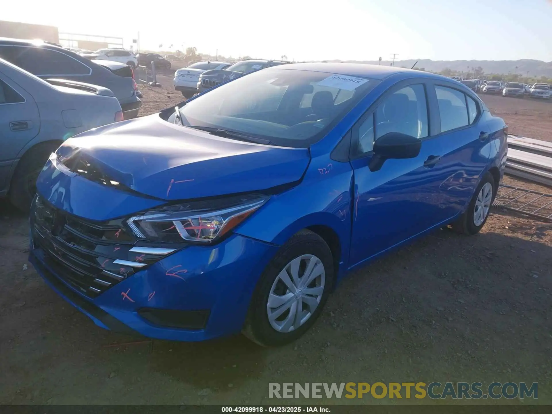 2 Photograph of a damaged car 3N1CN8DV9RL927228 NISSAN VERSA 2024