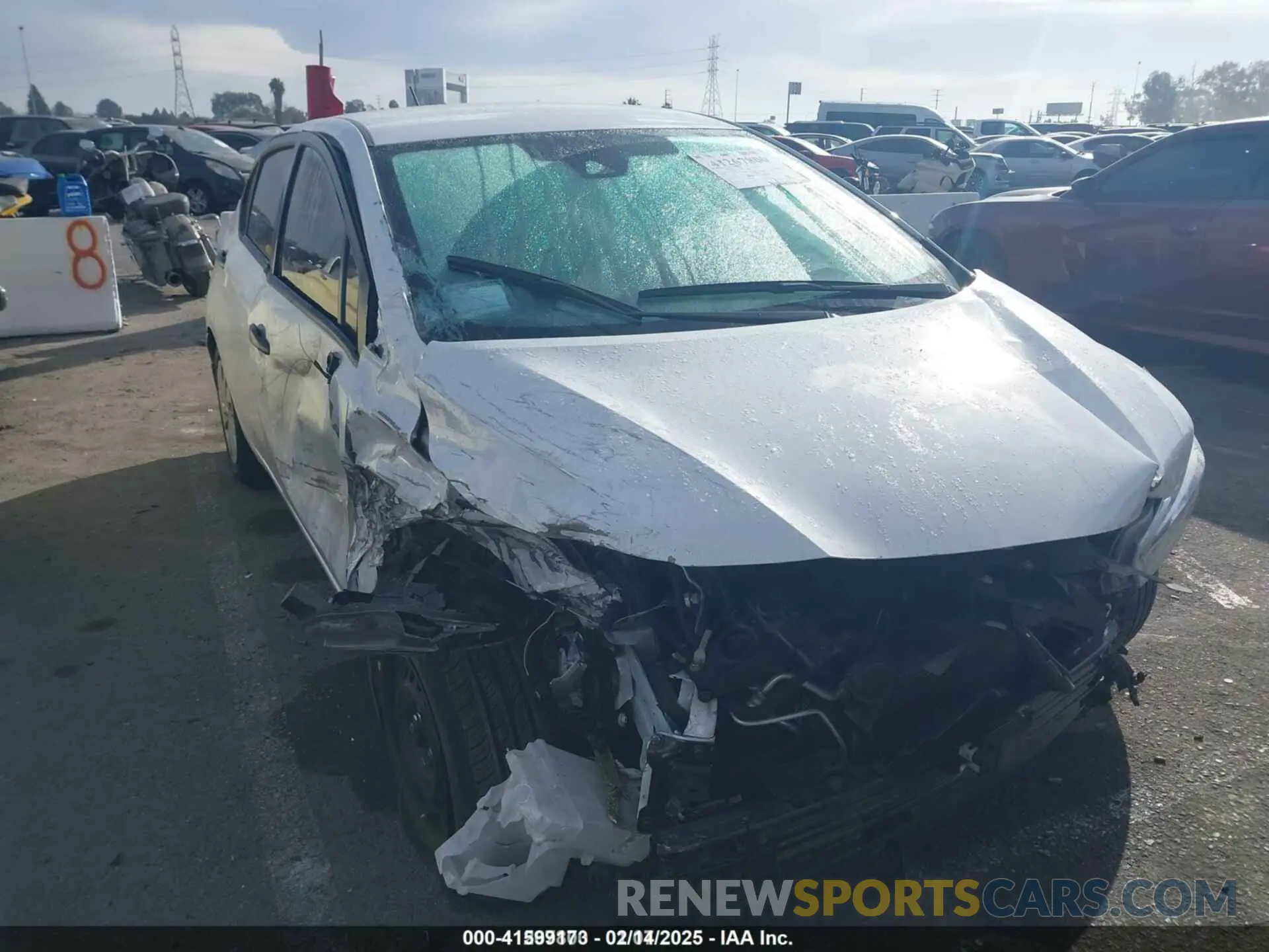1 Photograph of a damaged car 3N1CN8DVXRL839658 NISSAN VERSA 2024