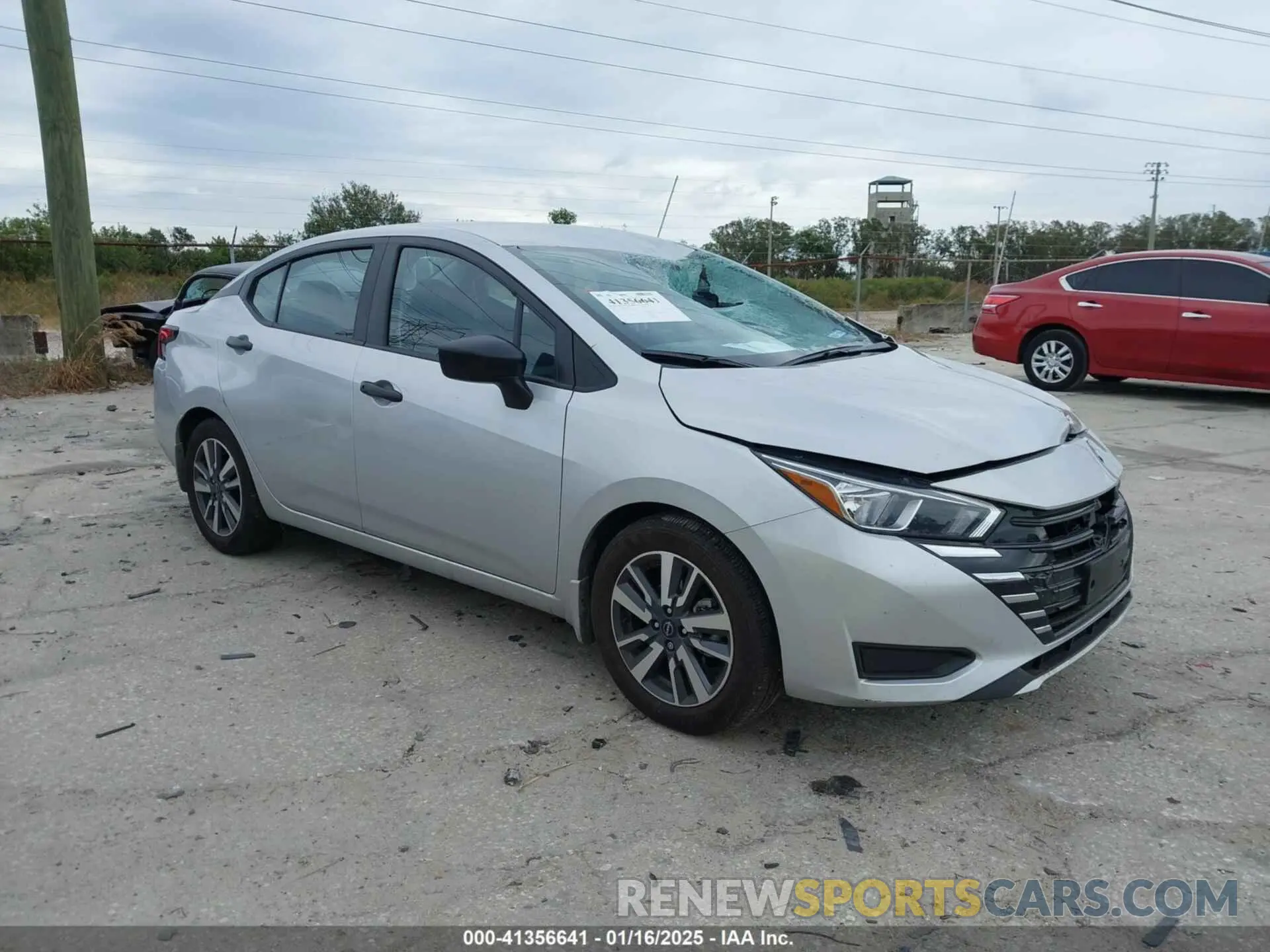 1 Photograph of a damaged car 3N1CN8DVXRL878556 NISSAN VERSA 2024
