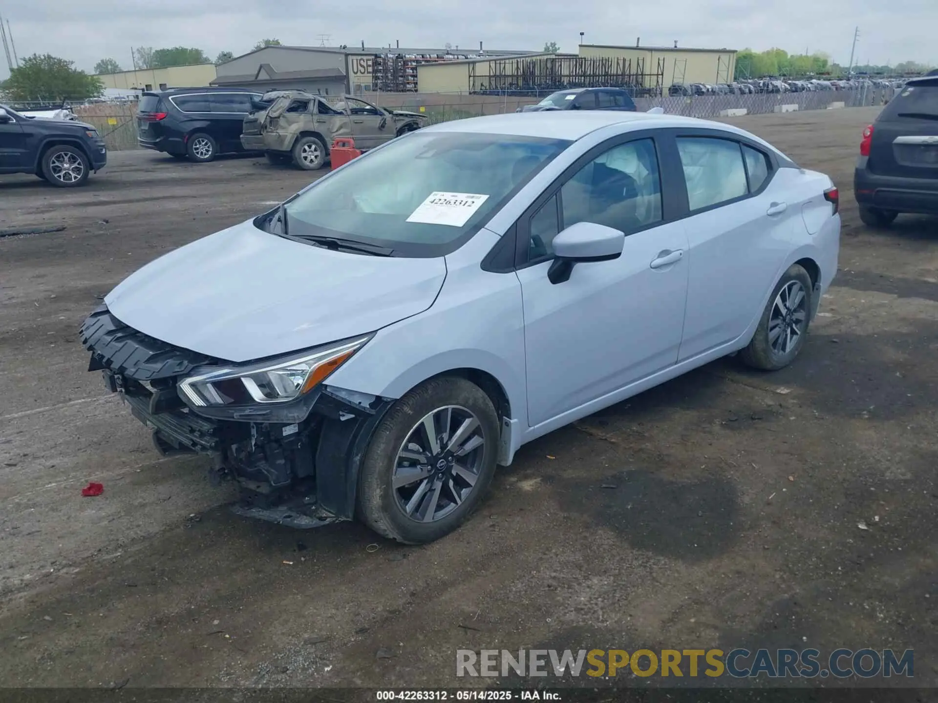 2 Photograph of a damaged car 3N1CN8EV1RL877066 NISSAN VERSA 2024
