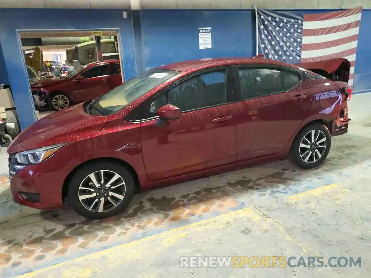 1 Photograph of a damaged car 3N1CN8EV1RL908235 NISSAN VERSA 2024