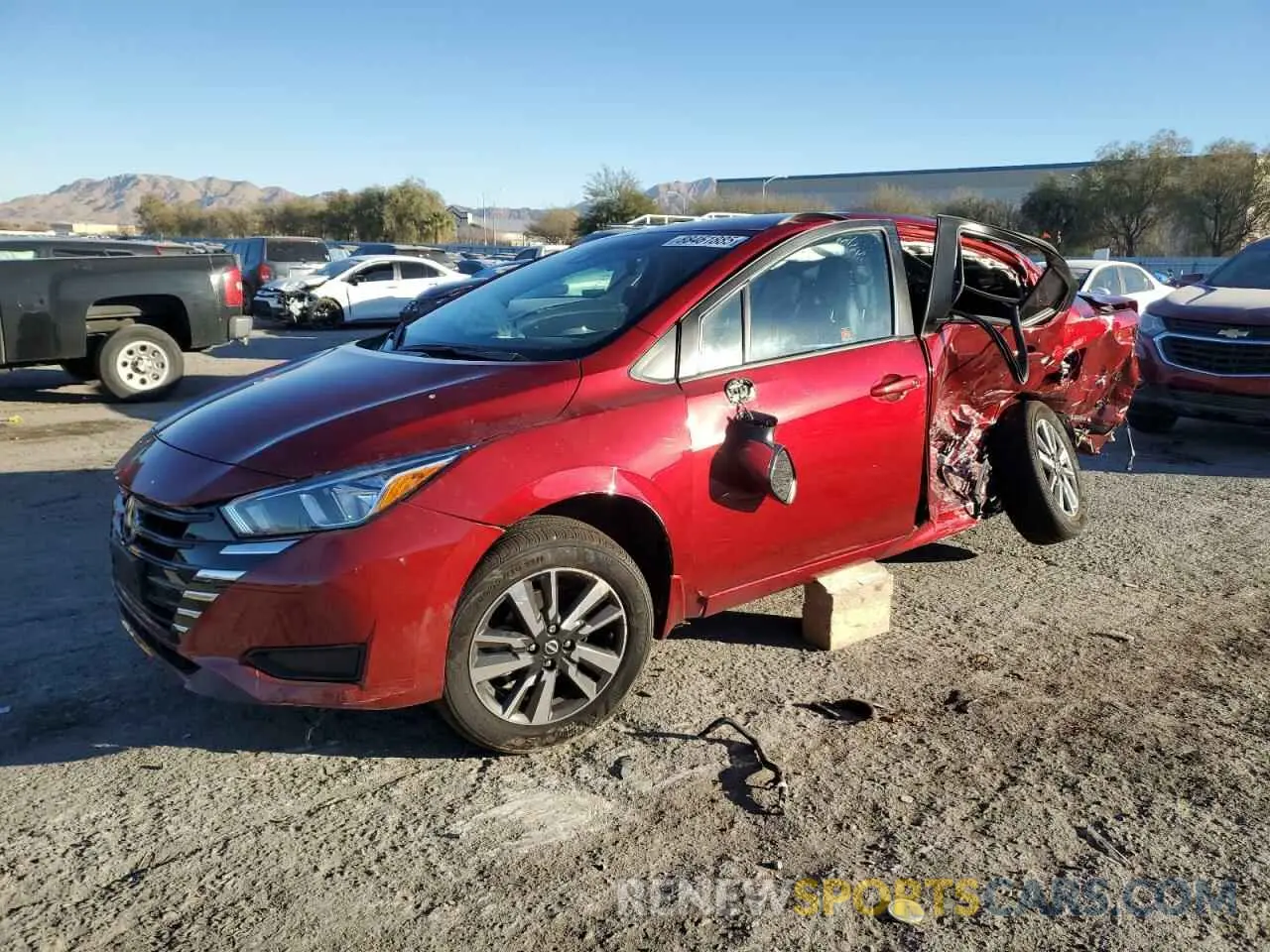 1 Photograph of a damaged car 3N1CN8EV2RL866612 NISSAN VERSA 2024