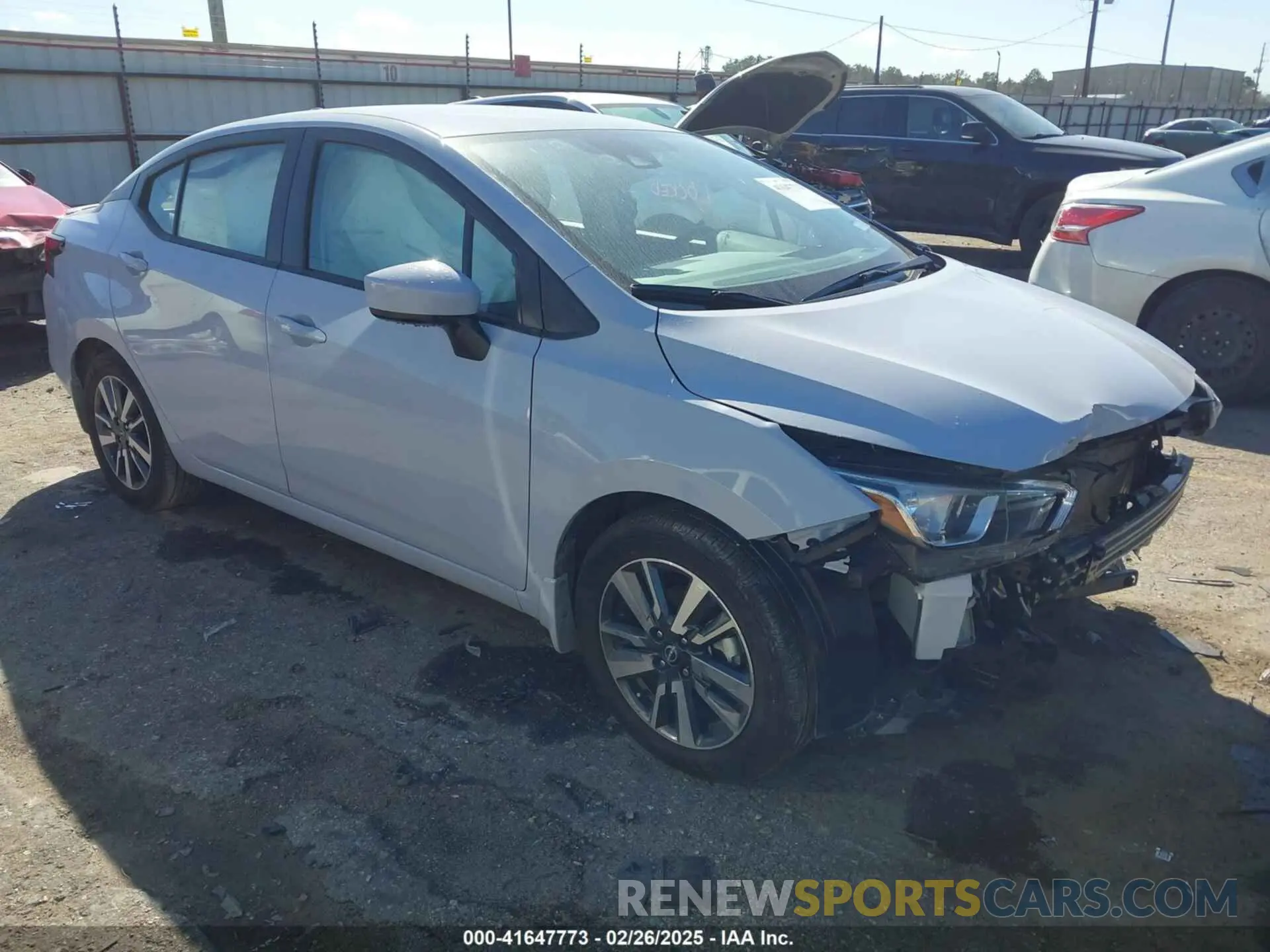 1 Photograph of a damaged car 3N1CN8EV2RL922631 NISSAN VERSA 2024
