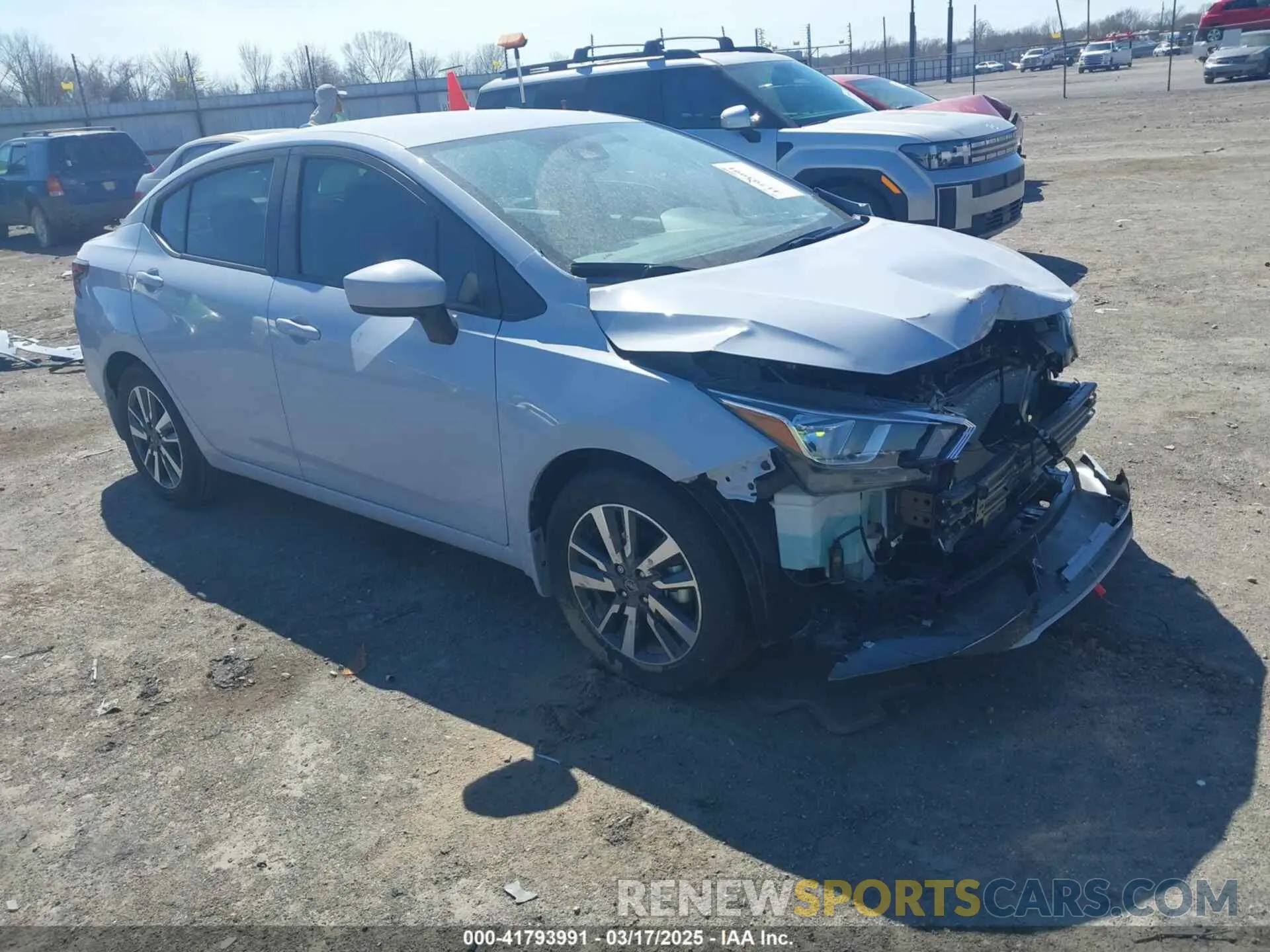 1 Photograph of a damaged car 3N1CN8EV4RL904065 NISSAN VERSA 2024