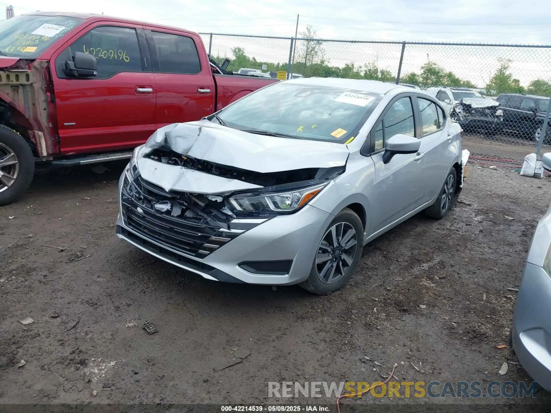 2 Photograph of a damaged car 3N1CN8EV8RL908698 NISSAN VERSA 2024