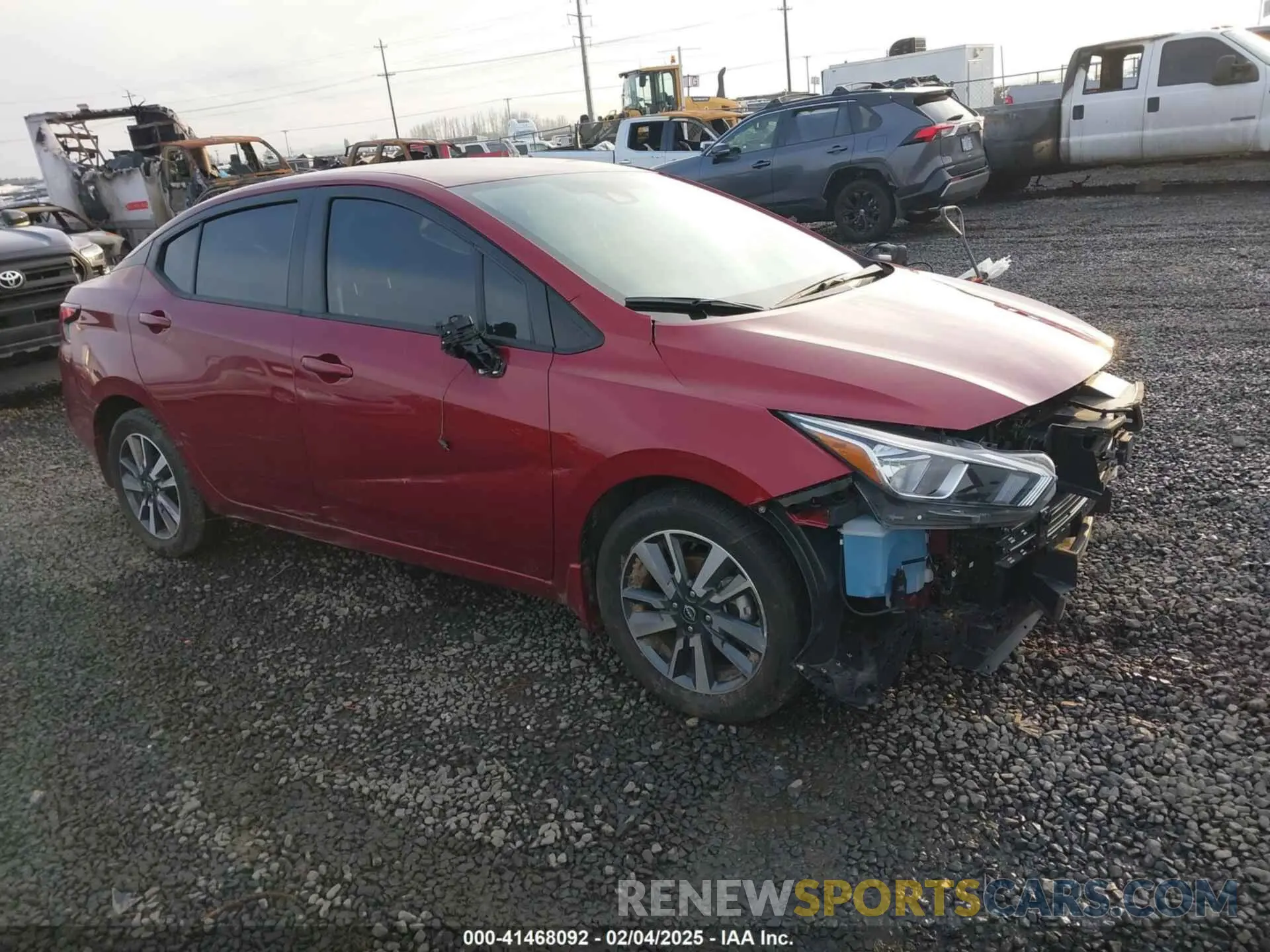 1 Photograph of a damaged car 3N1CN8EV9RL846910 NISSAN VERSA 2024