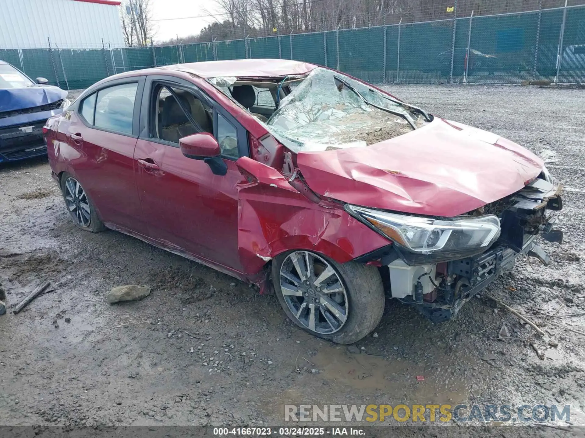 1 Photograph of a damaged car 3N1CN8EV9RL862654 NISSAN VERSA 2024