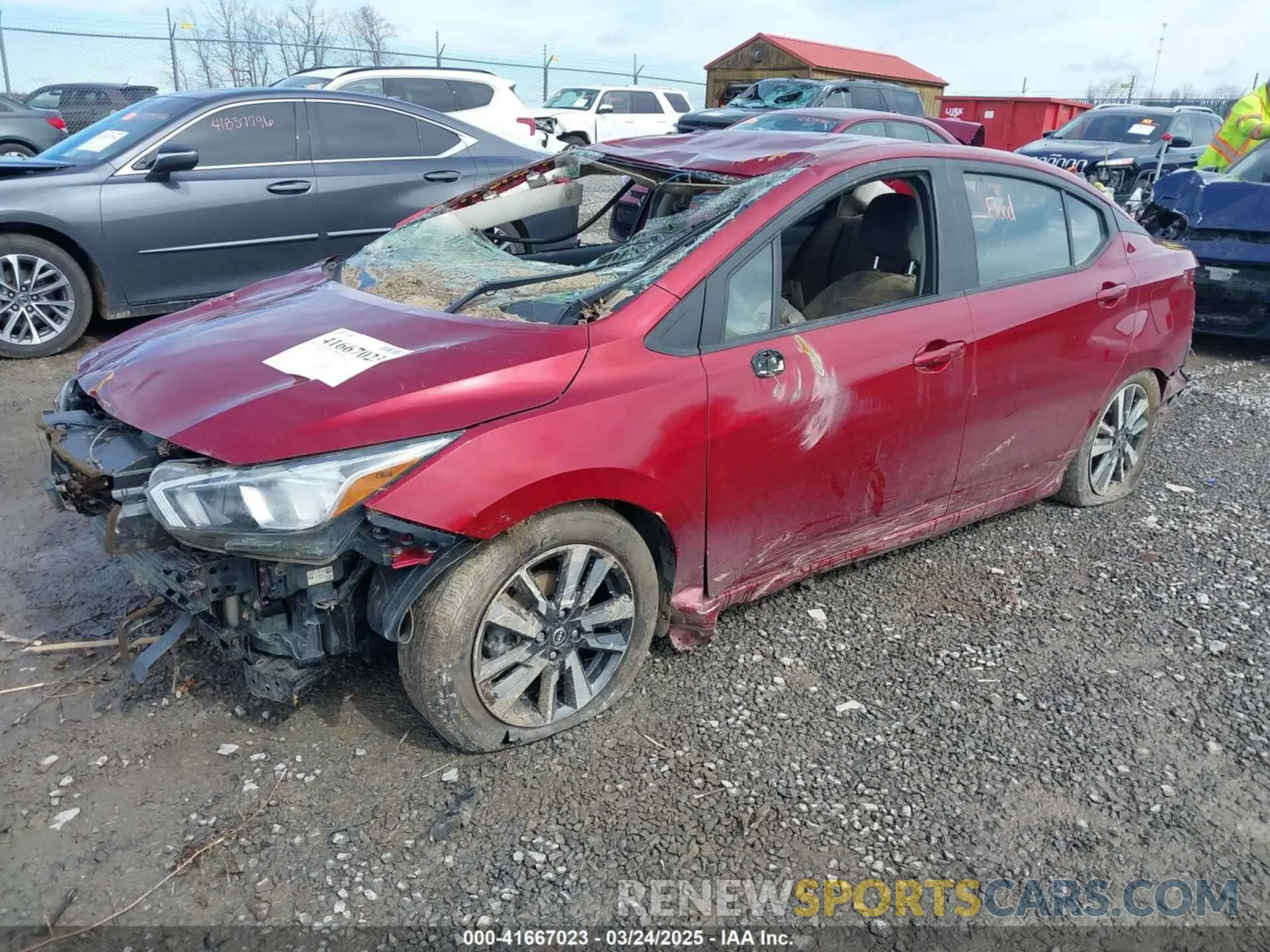 2 Photograph of a damaged car 3N1CN8EV9RL862654 NISSAN VERSA 2024