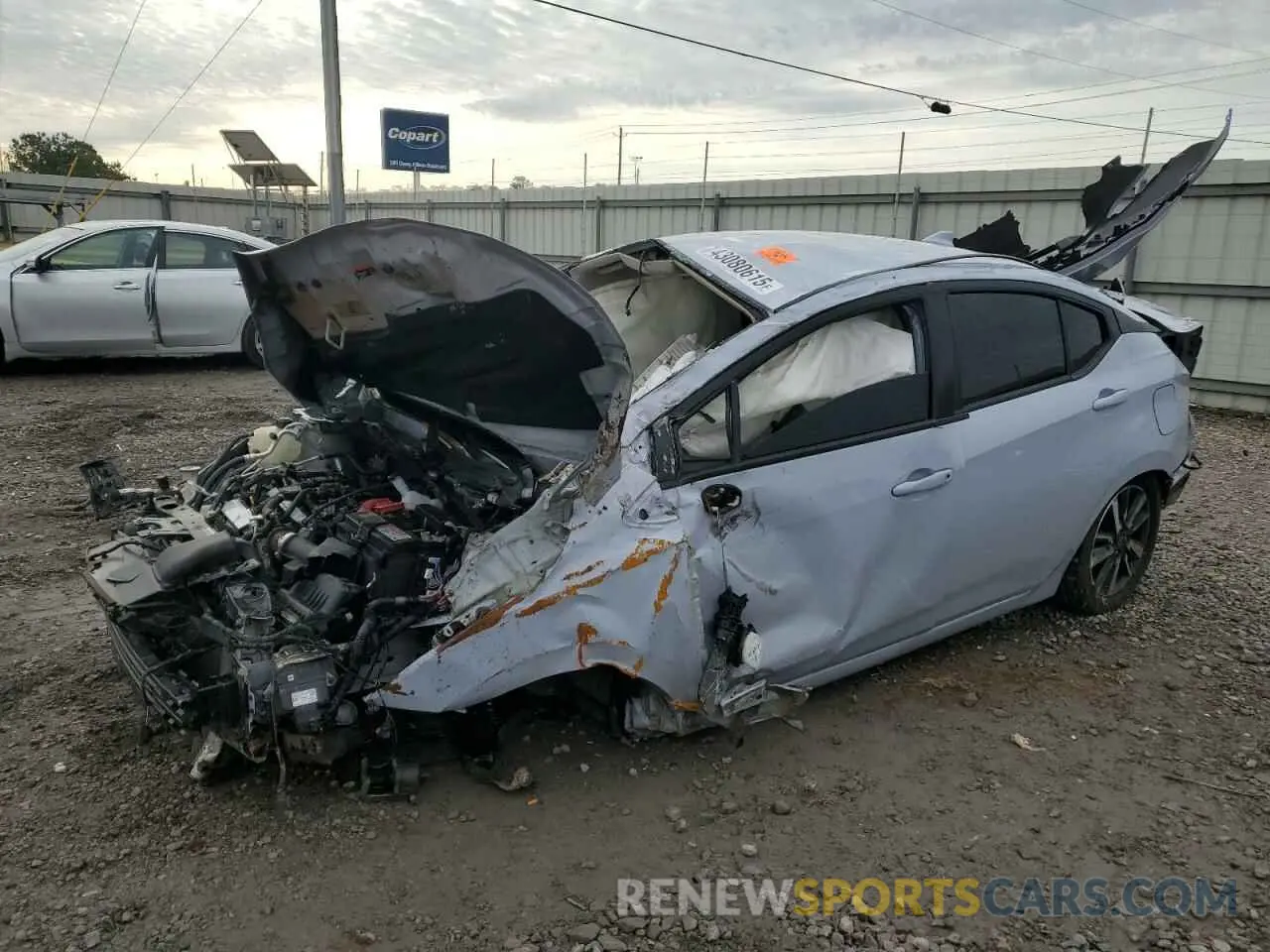 1 Photograph of a damaged car 3N1CN8EVXRL823538 NISSAN VERSA 2024