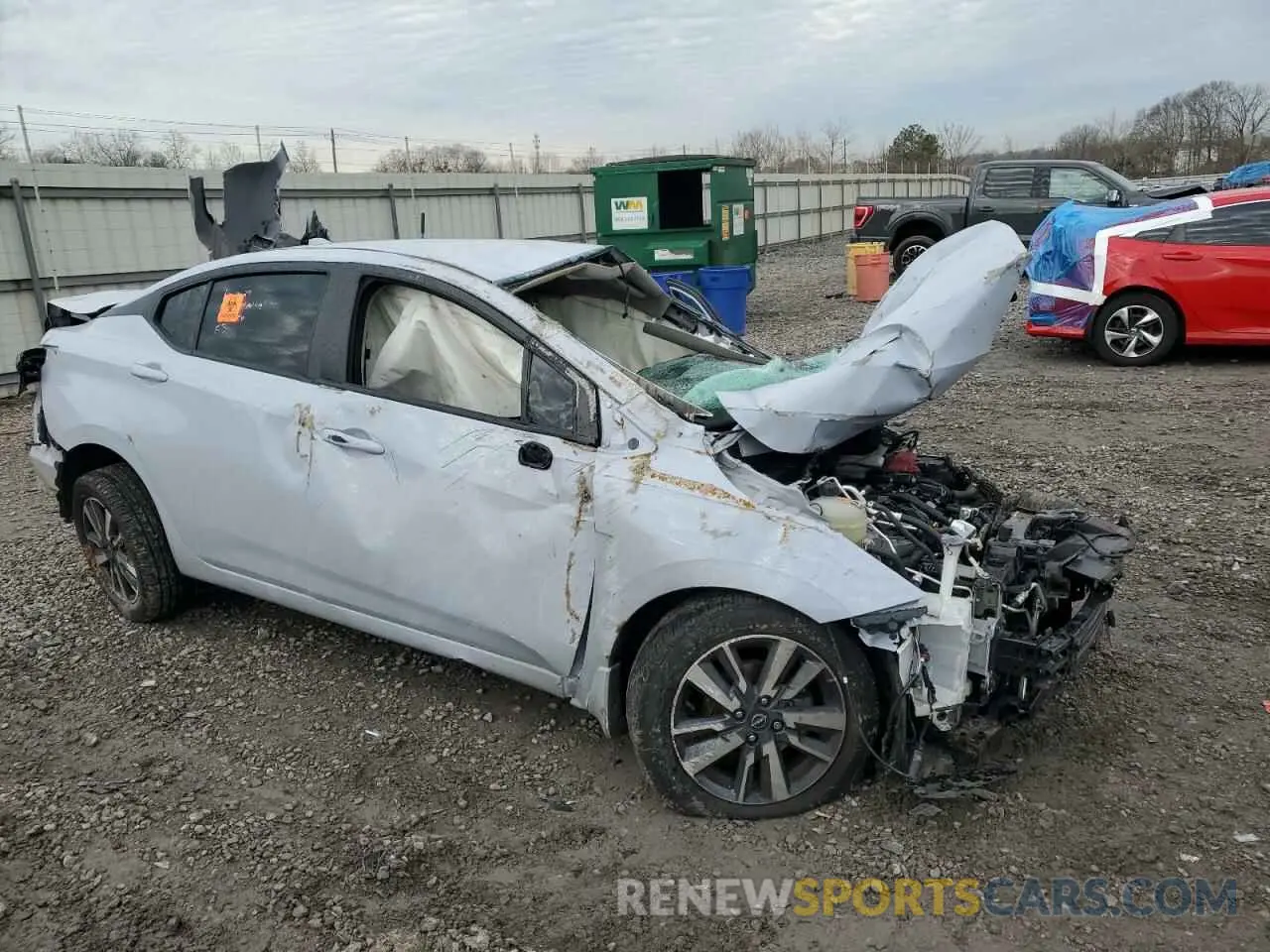 4 Photograph of a damaged car 3N1CN8EVXRL823538 NISSAN VERSA 2024