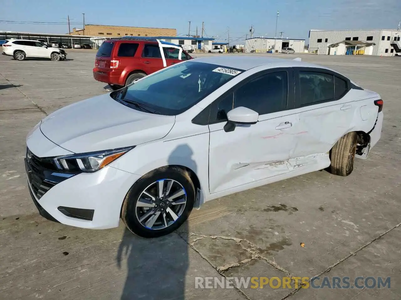 1 Photograph of a damaged car 3N1CN8EVXRL881780 NISSAN VERSA 2024