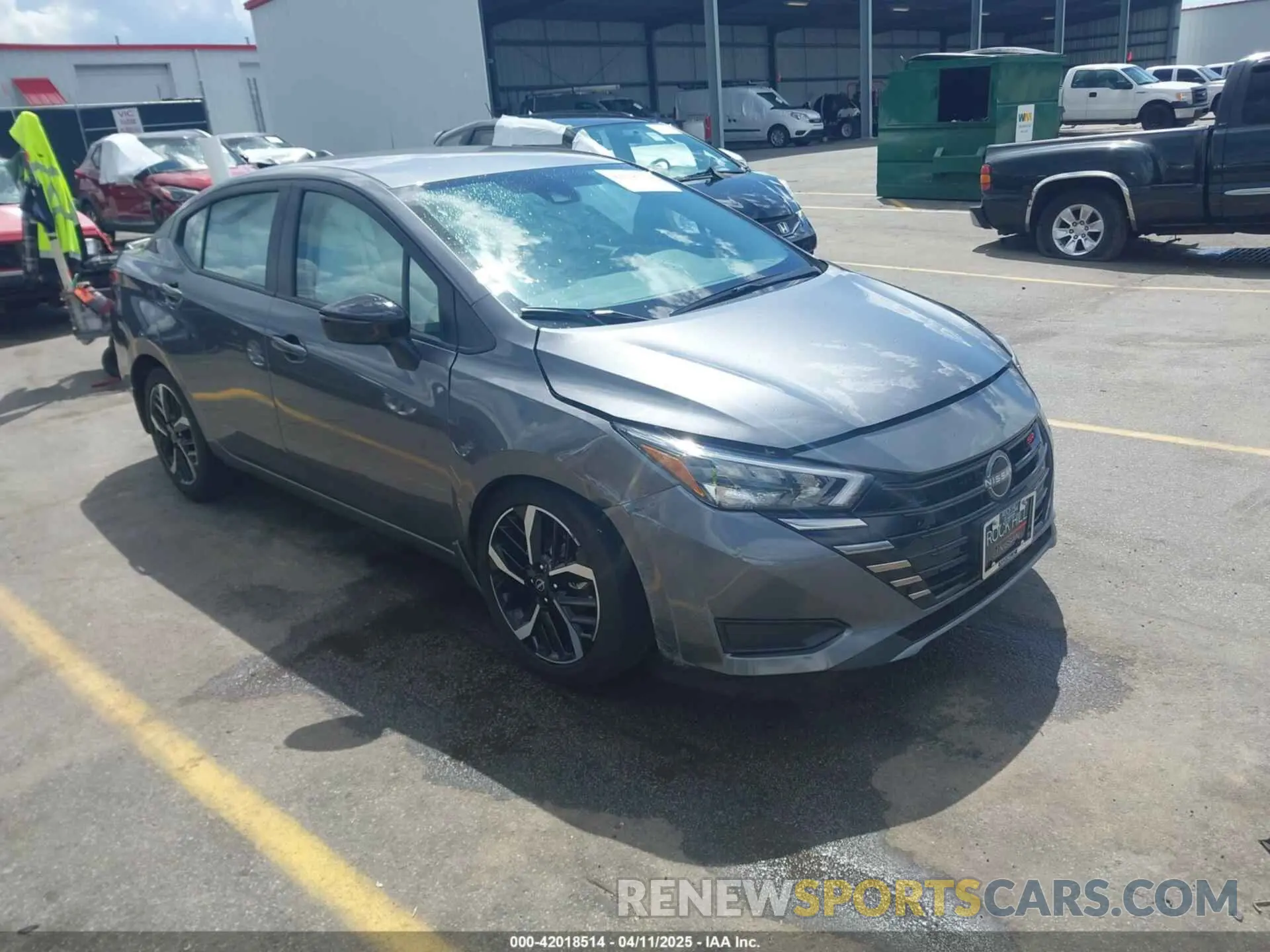 1 Photograph of a damaged car 3N1CN8FV1RL850996 NISSAN VERSA 2024