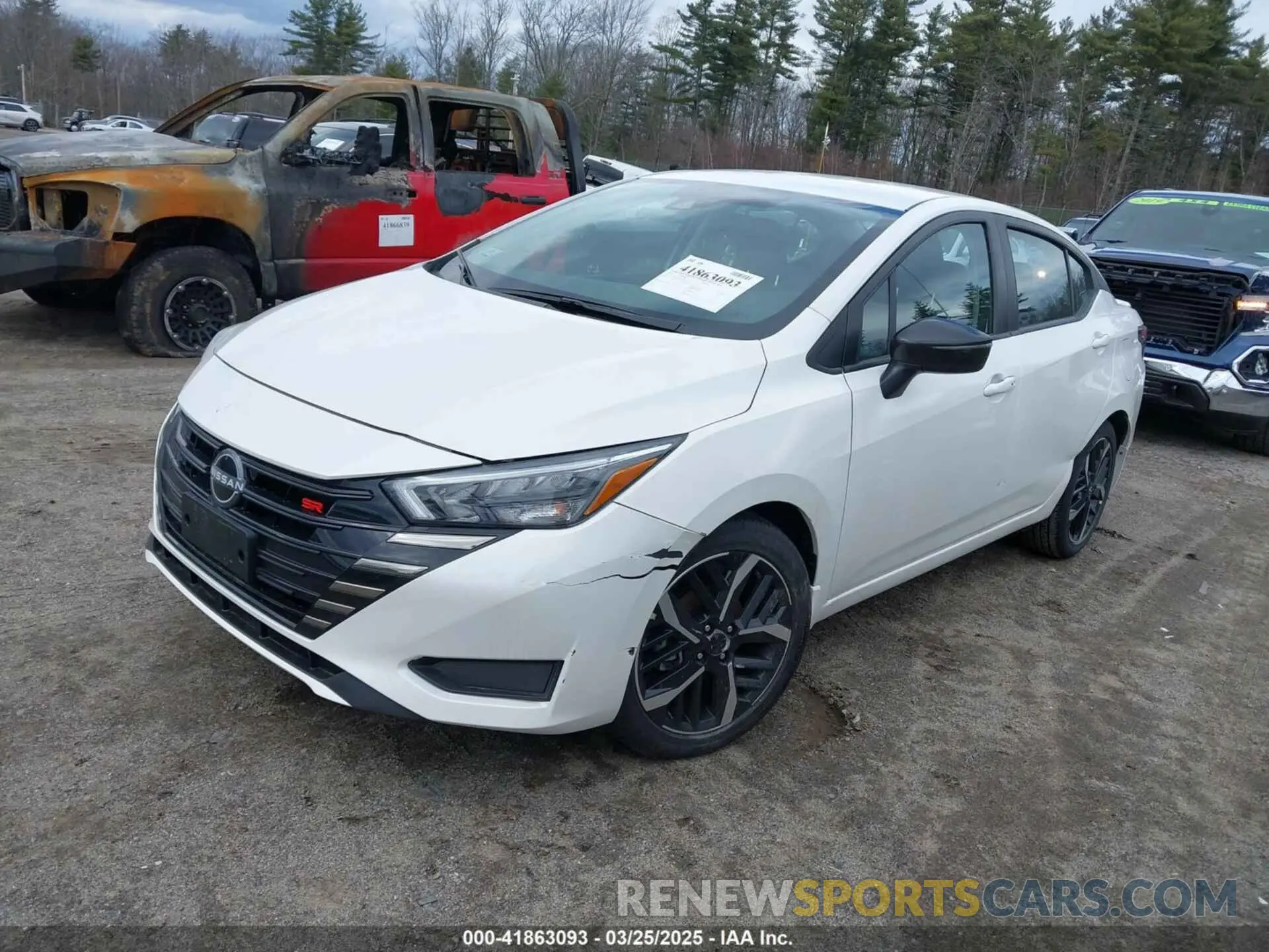 2 Photograph of a damaged car 3N1CN8FV1RL883609 NISSAN VERSA 2024