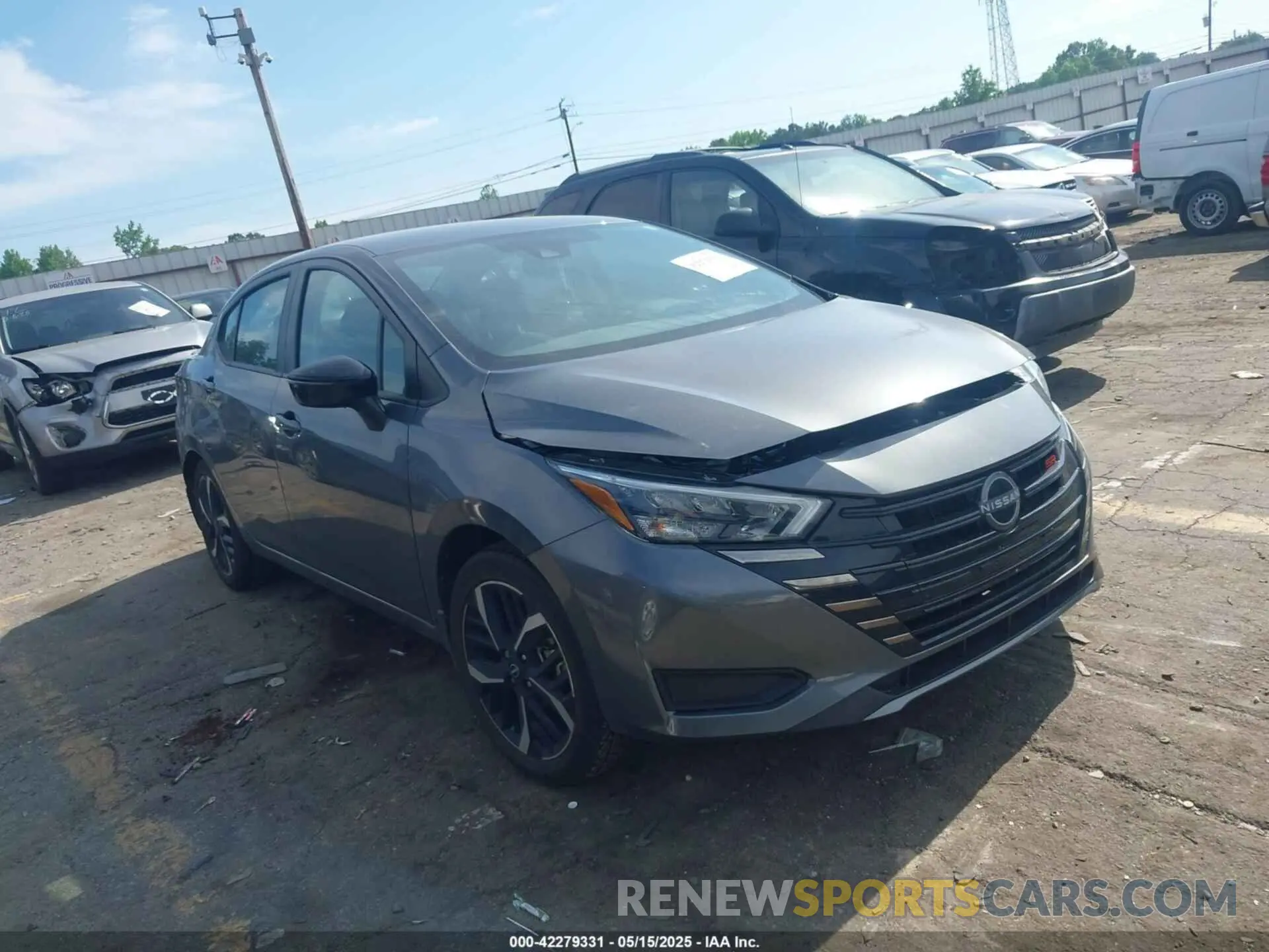 1 Photograph of a damaged car 3N1CN8FV4RL867596 NISSAN VERSA 2024
