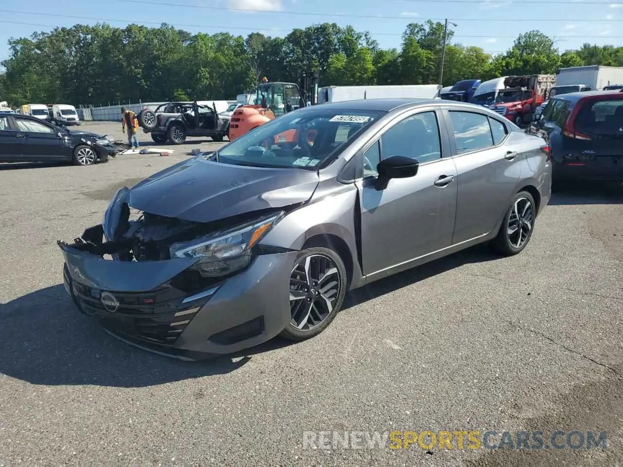 1 Photograph of a damaged car 3N1CN8FV5RL856302 NISSAN VERSA 2024