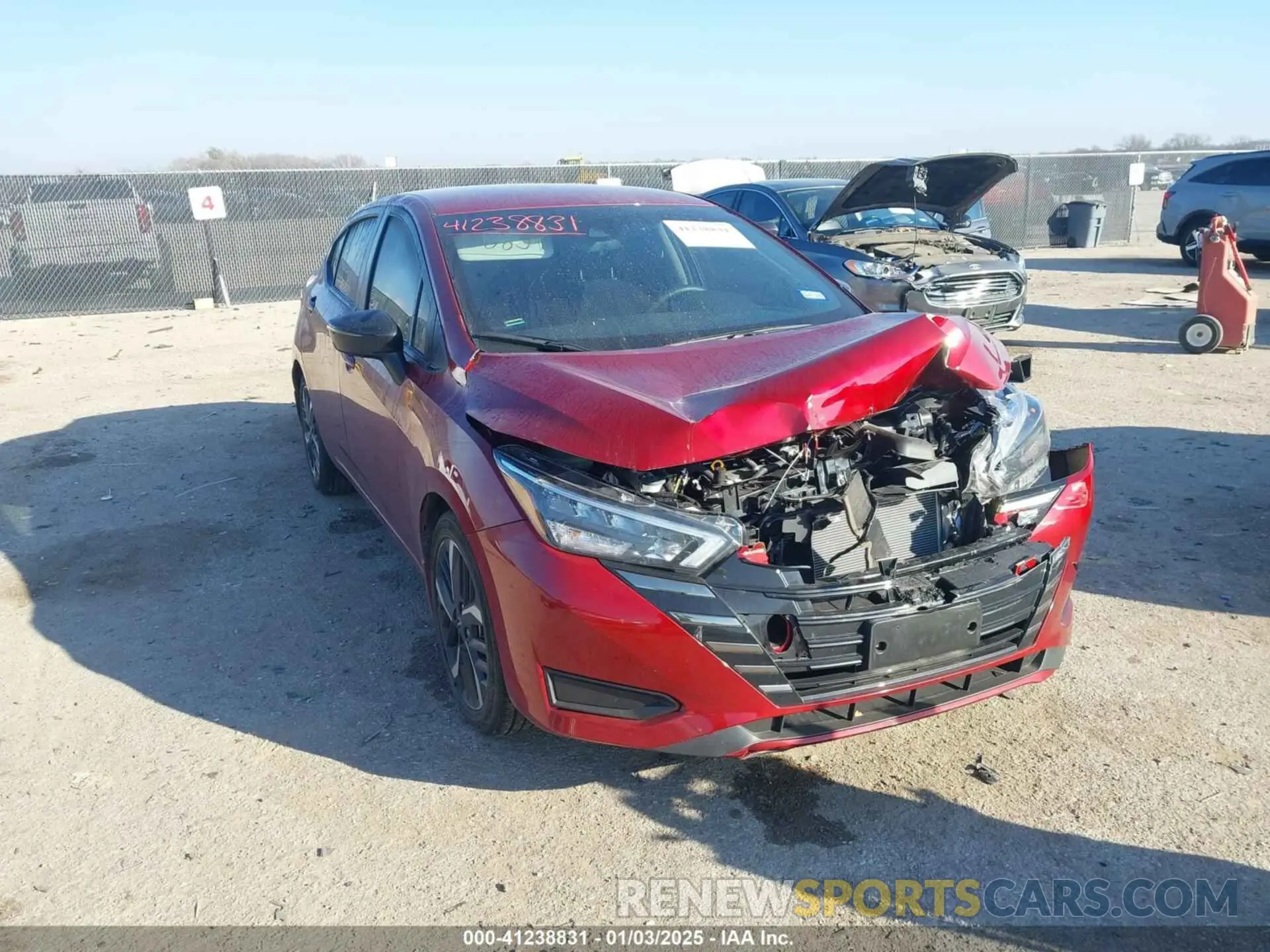 1 Photograph of a damaged car 3N1CN8FV5RL881667 NISSAN VERSA 2024