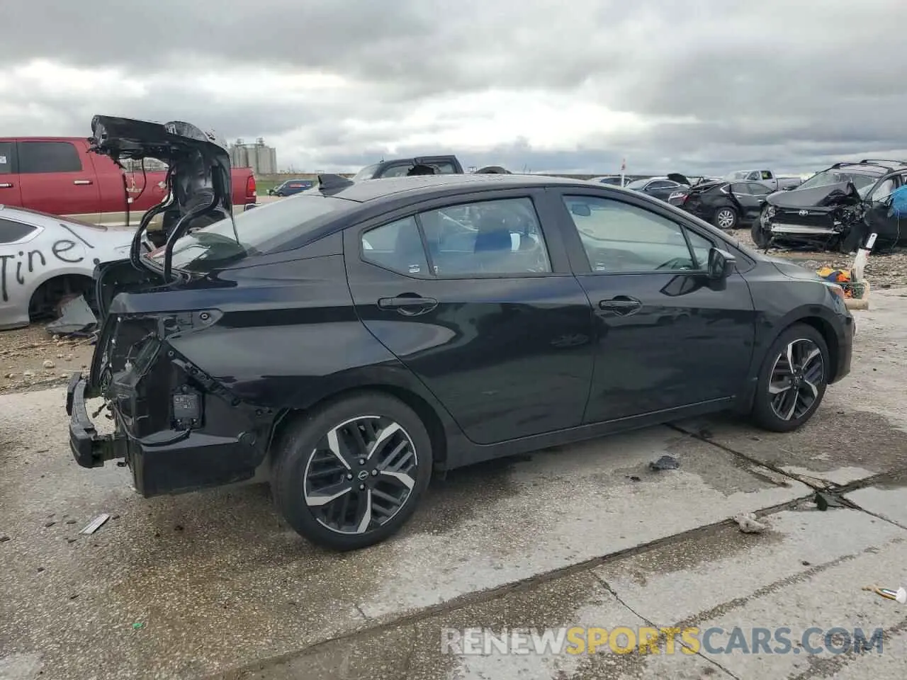 3 Photograph of a damaged car 3N1CN8FV7RL878253 NISSAN VERSA 2024