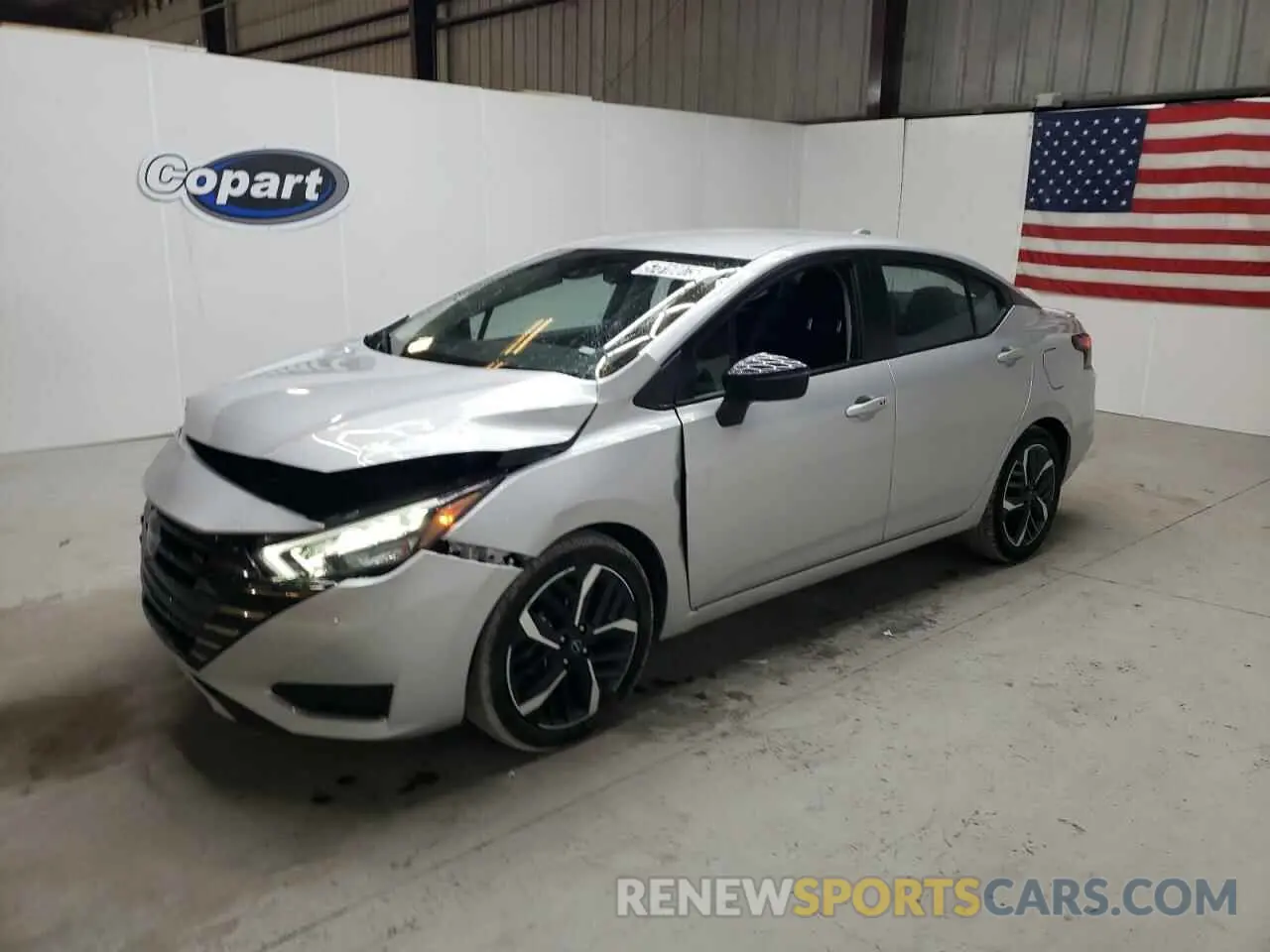 1 Photograph of a damaged car 3N1CN8FV8RL822726 NISSAN VERSA 2024