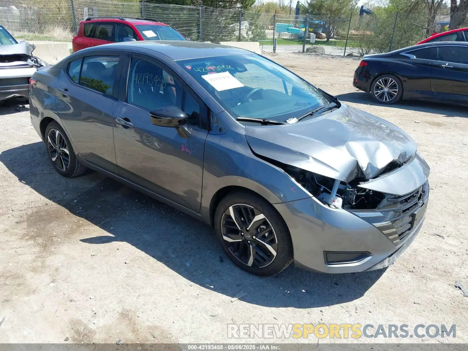 1 Photograph of a damaged car 3N1CN8FV9RL865083 NISSAN VERSA 2024