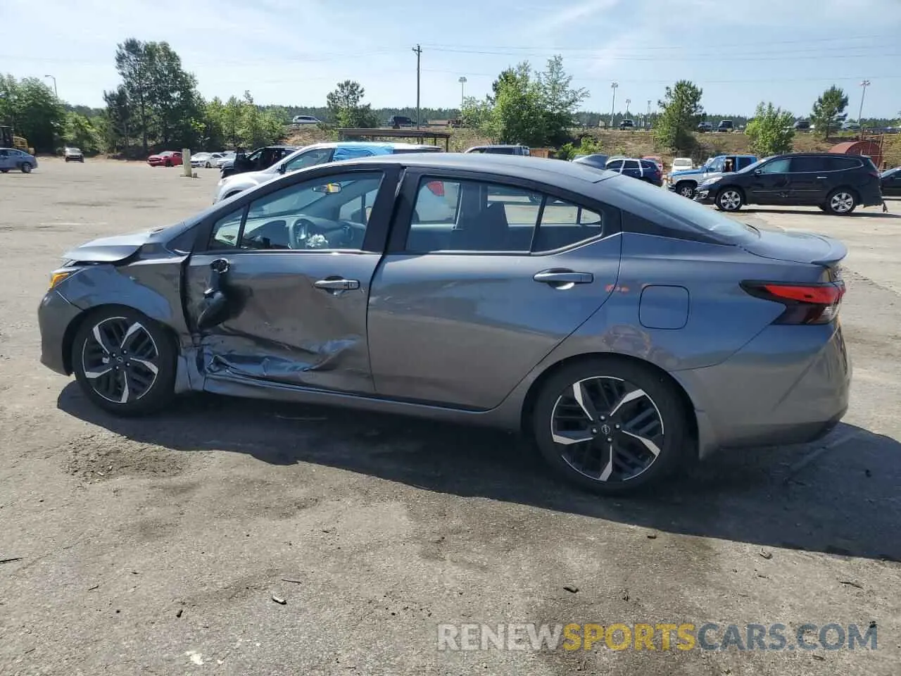 2 Photograph of a damaged car 3N1CN8FV9RL871367 NISSAN VERSA 2024