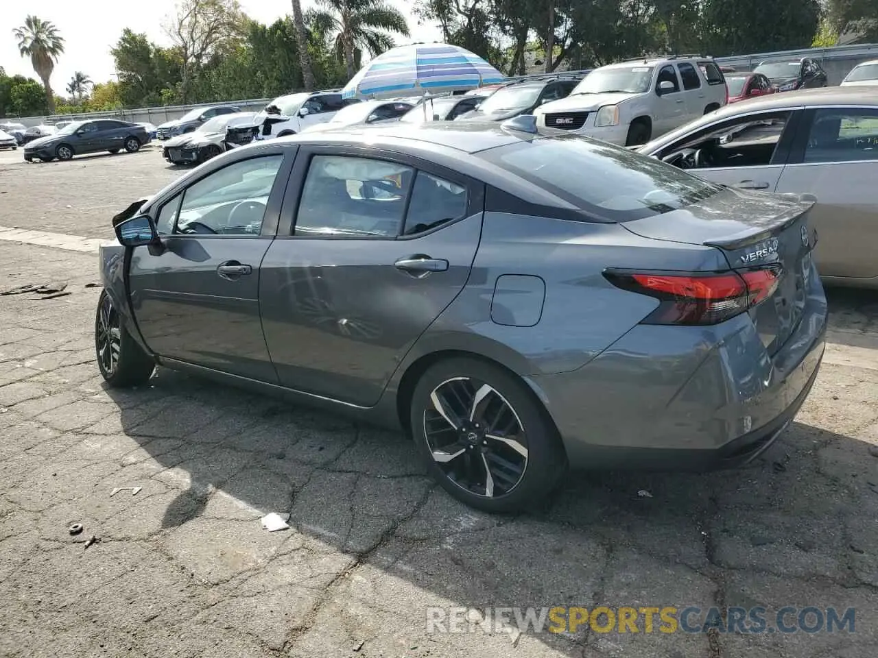 2 Photograph of a damaged car 3N1CN8FV9RL913861 NISSAN VERSA 2024