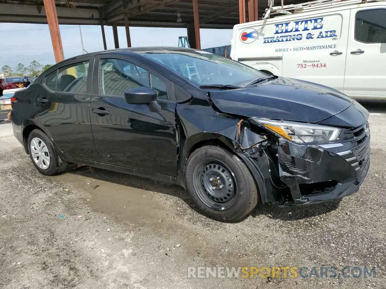 4 Photograph of a damaged car 3N1CN8BV5SL815583 NISSAN VERSA 2025
