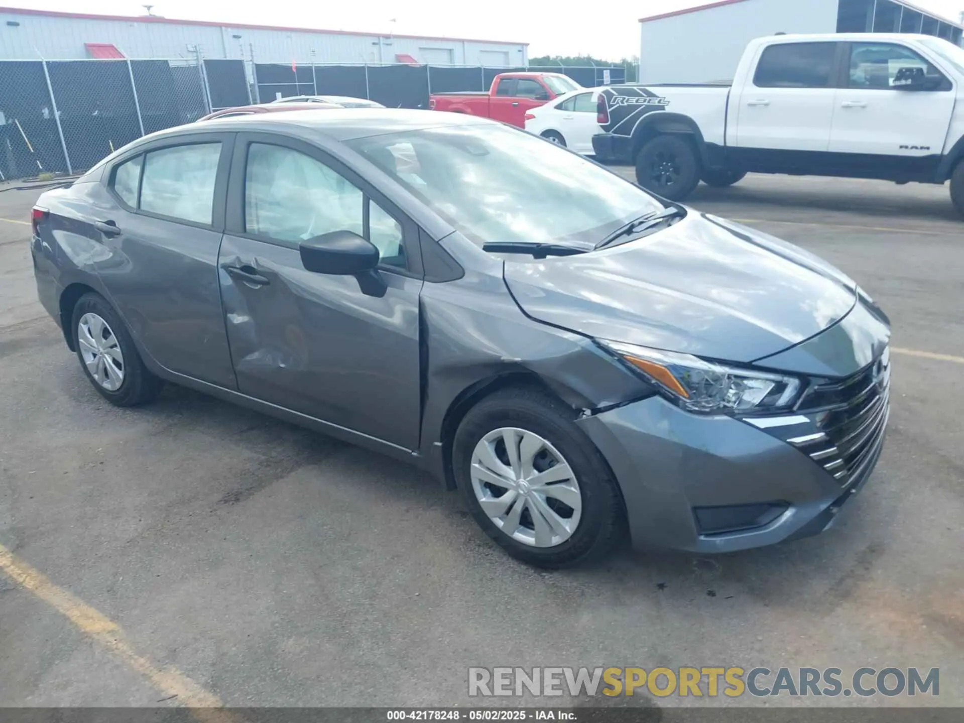 1 Photograph of a damaged car 3N1CN8DV0SL837648 NISSAN VERSA 2025