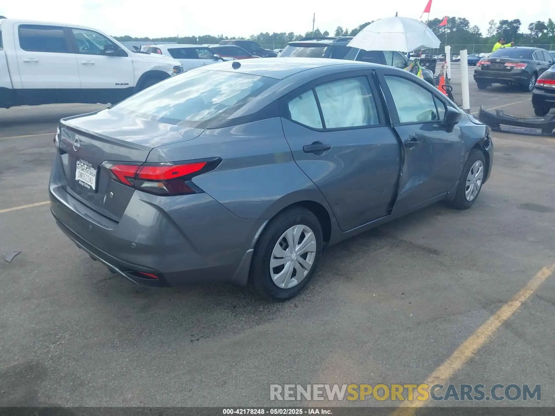 4 Photograph of a damaged car 3N1CN8DV0SL837648 NISSAN VERSA 2025