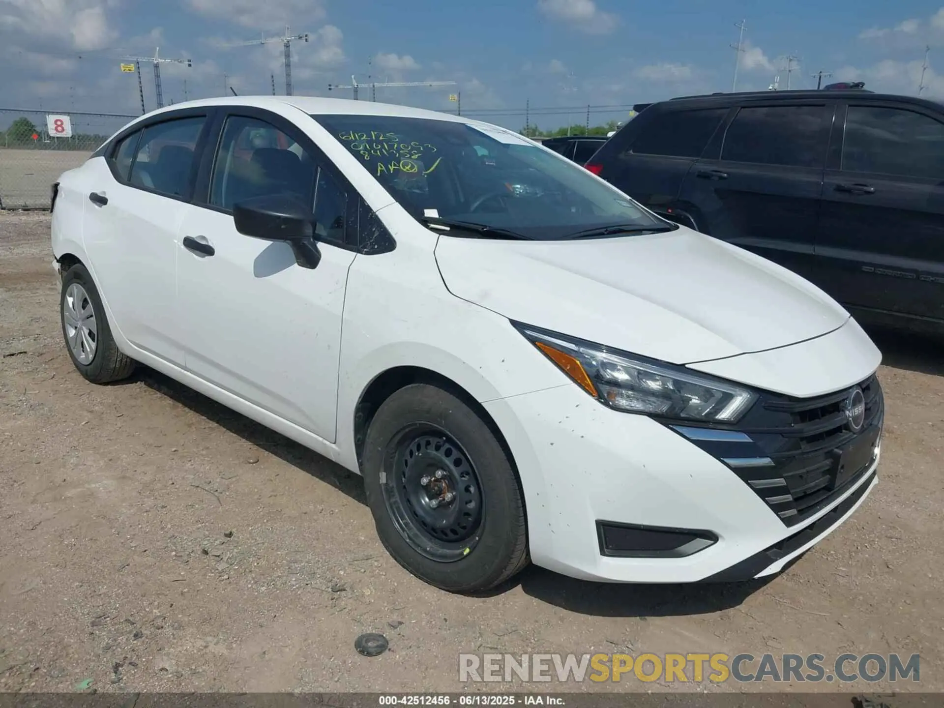 1 Photograph of a damaged car 3N1CN8DV0SL841358 NISSAN VERSA 2025