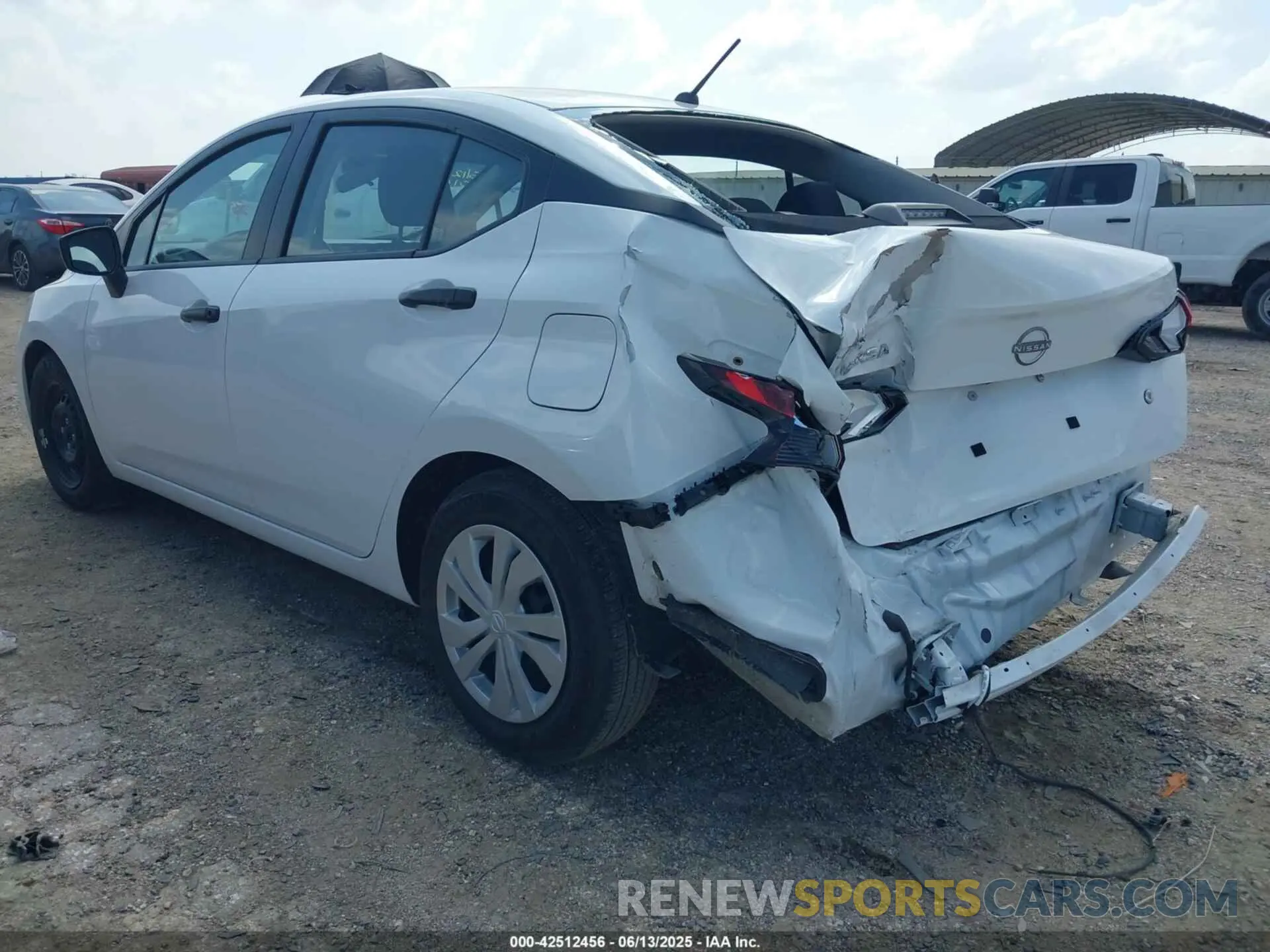 3 Photograph of a damaged car 3N1CN8DV0SL841358 NISSAN VERSA 2025