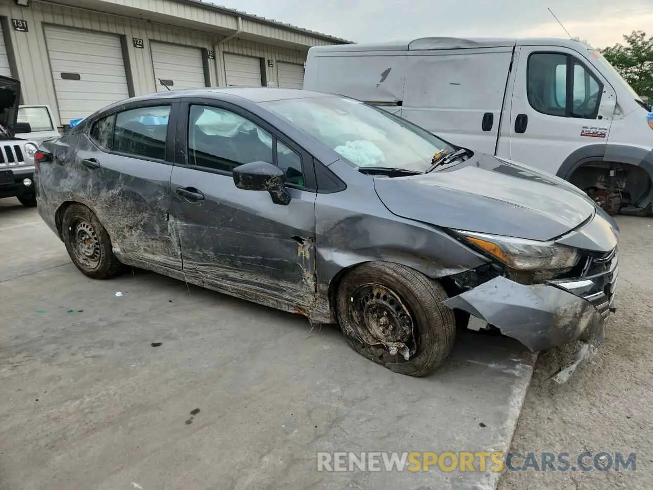 4 Photograph of a damaged car 3N1CN8DV0SL843269 NISSAN VERSA 2025